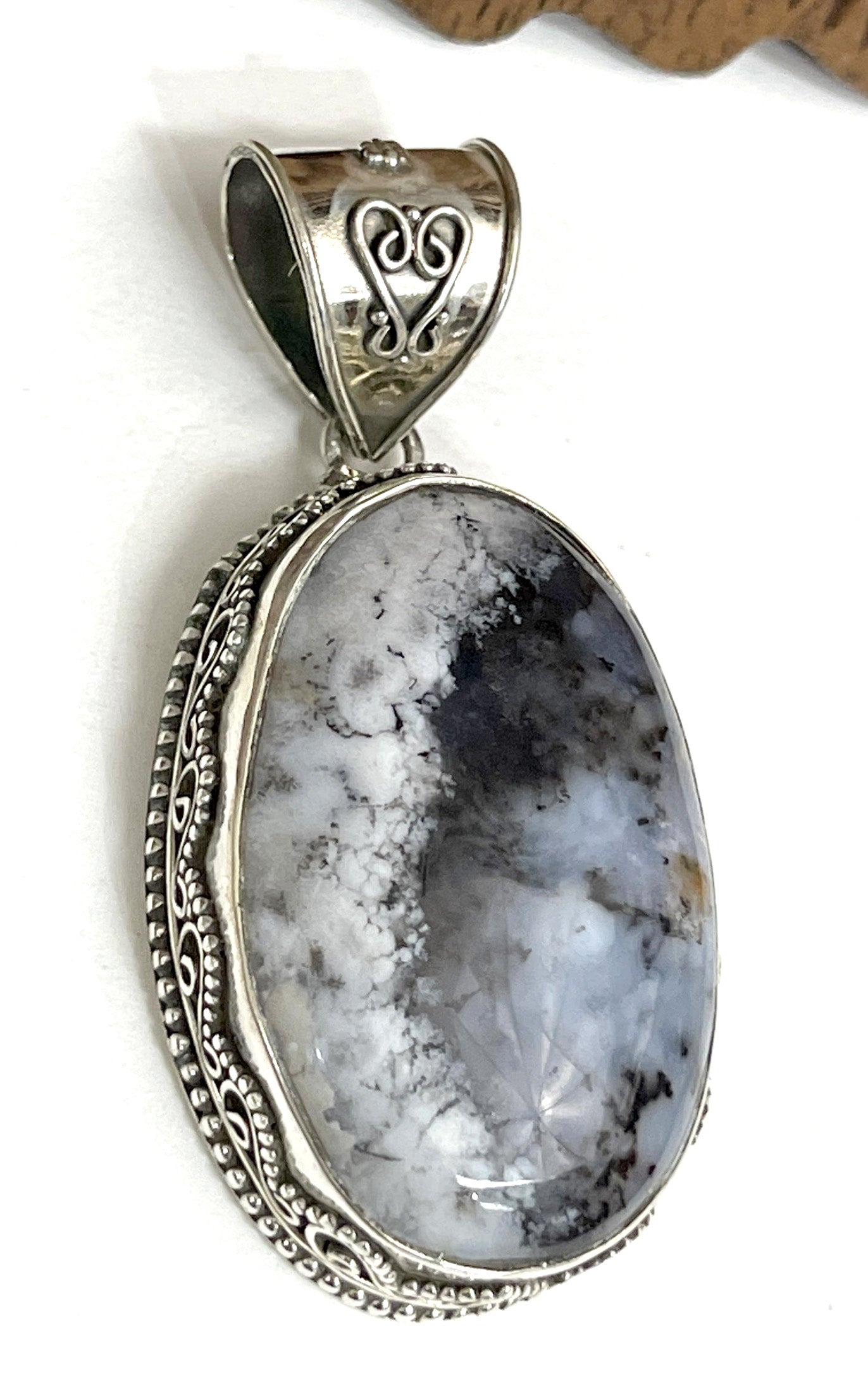 Dendritic Opal Pendants