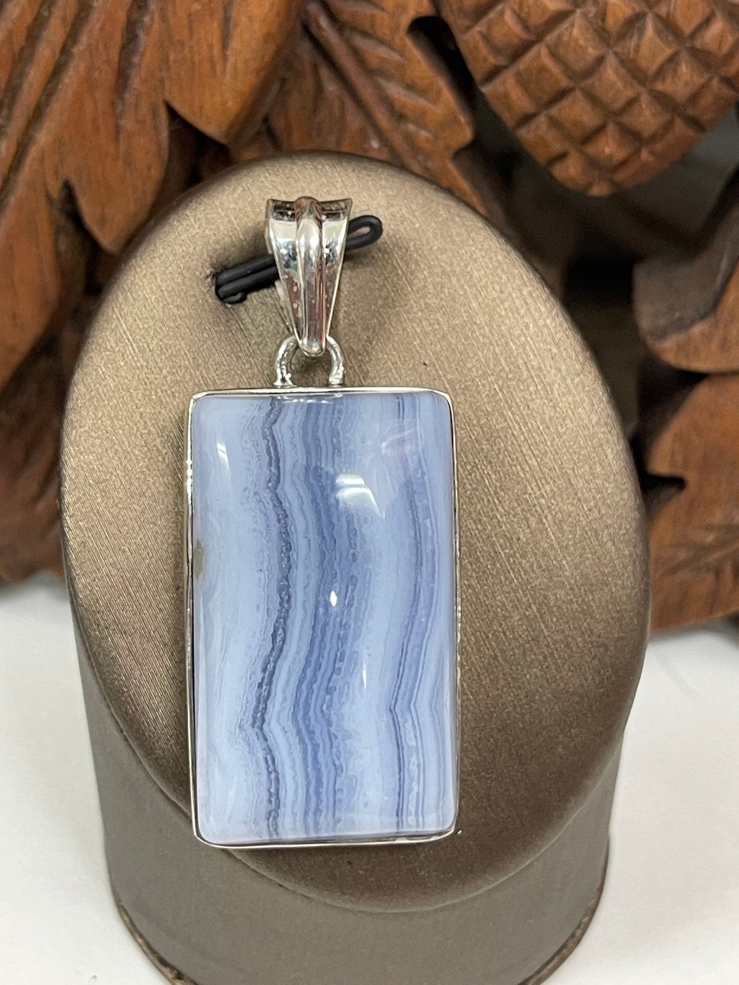 Blue Lace Agate Pendants