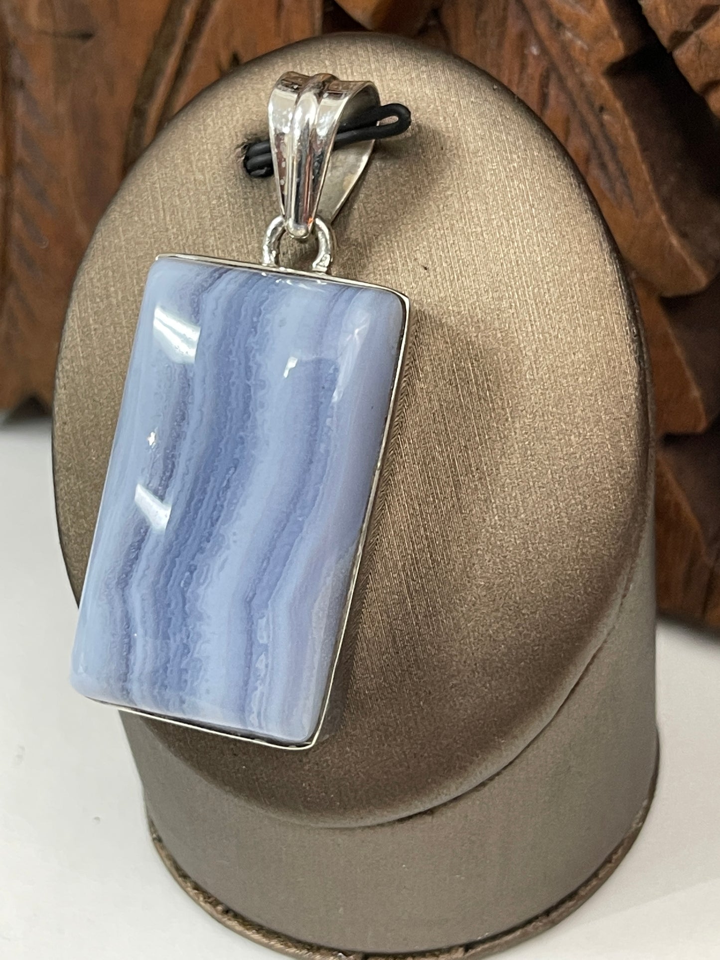 Blue Lace Agate Pendants