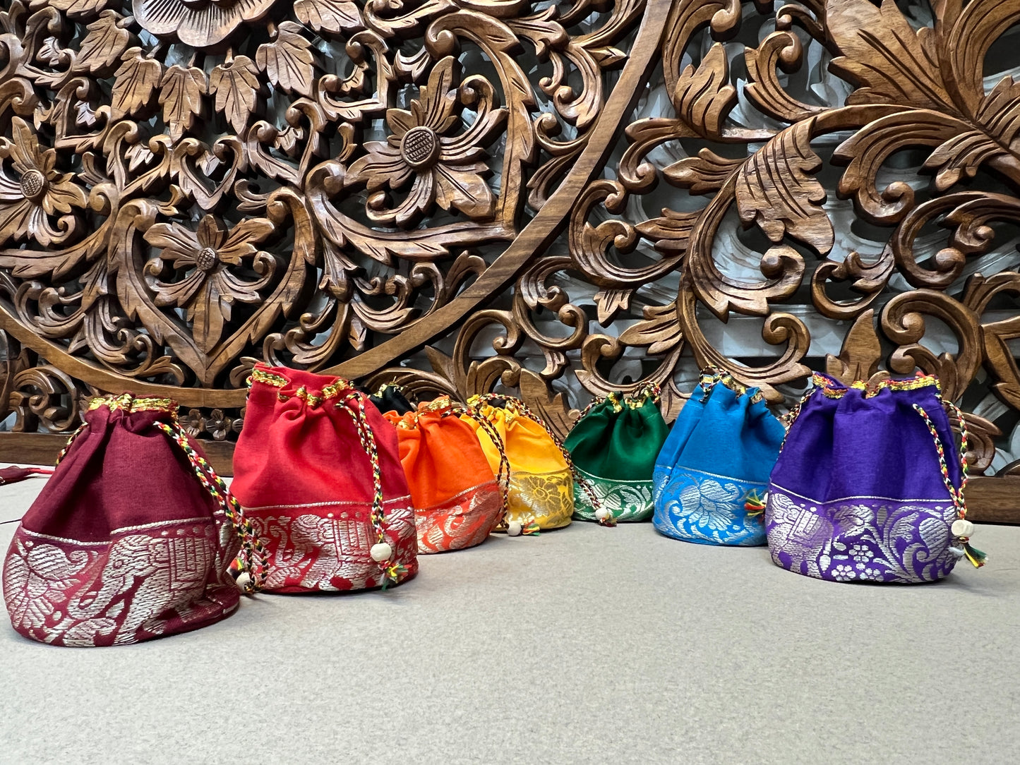 Satin Drawstring Gift Bags