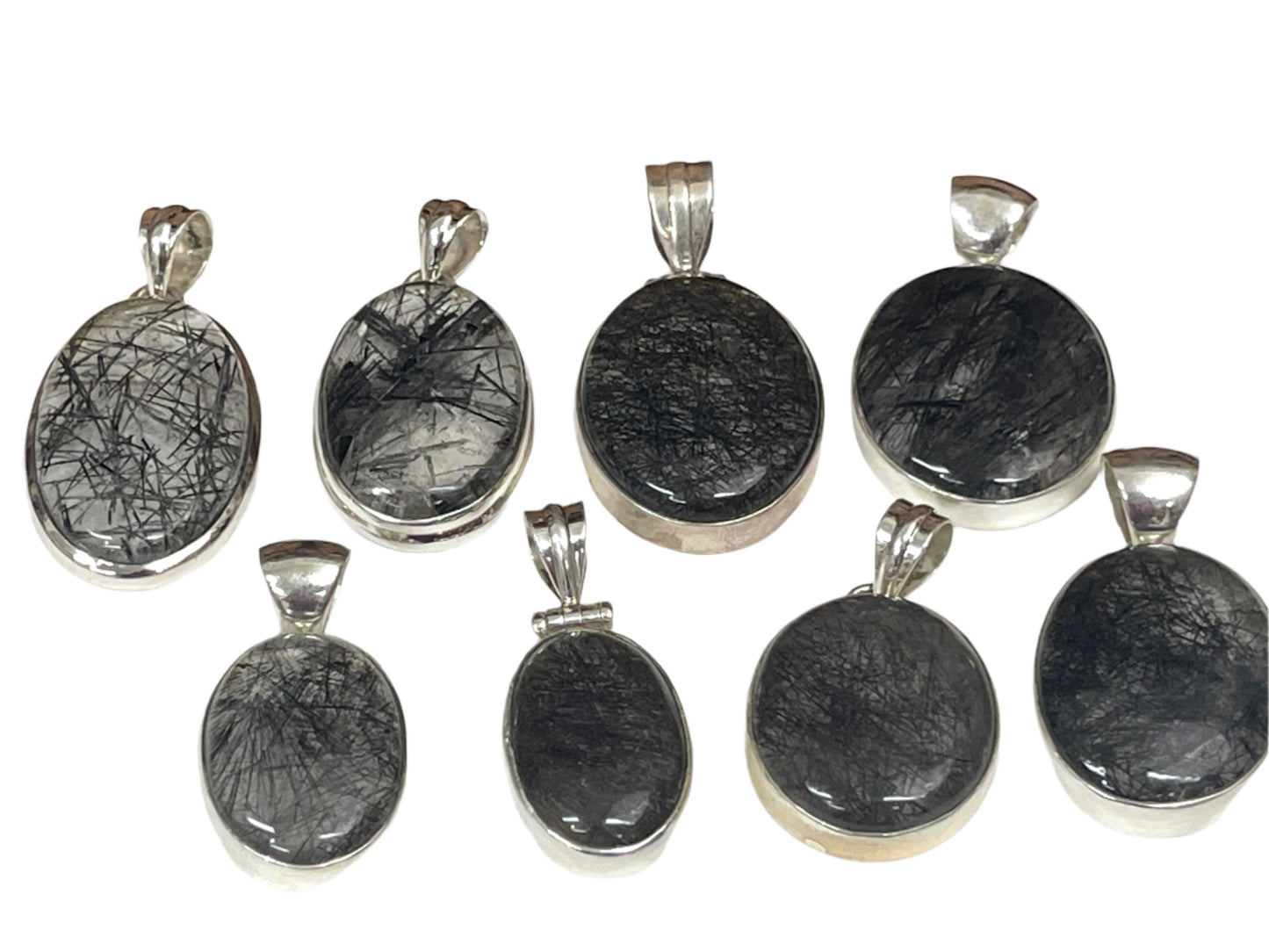 Tourmalated Quartz Pendants