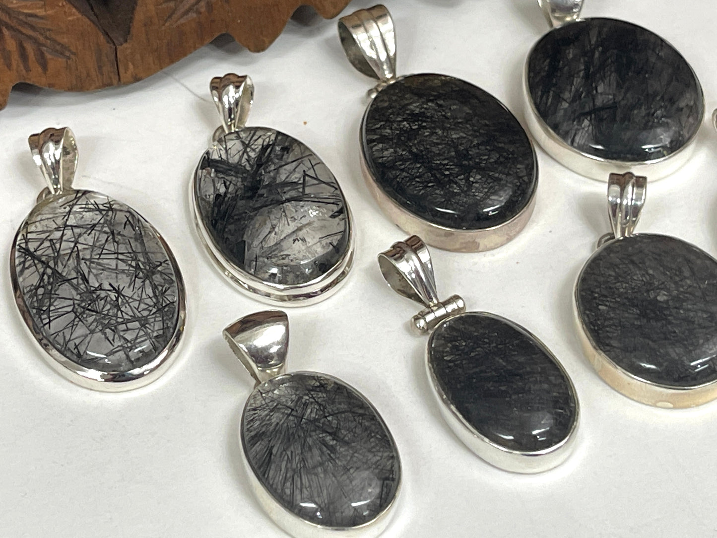 Tourmalated Quartz Pendants