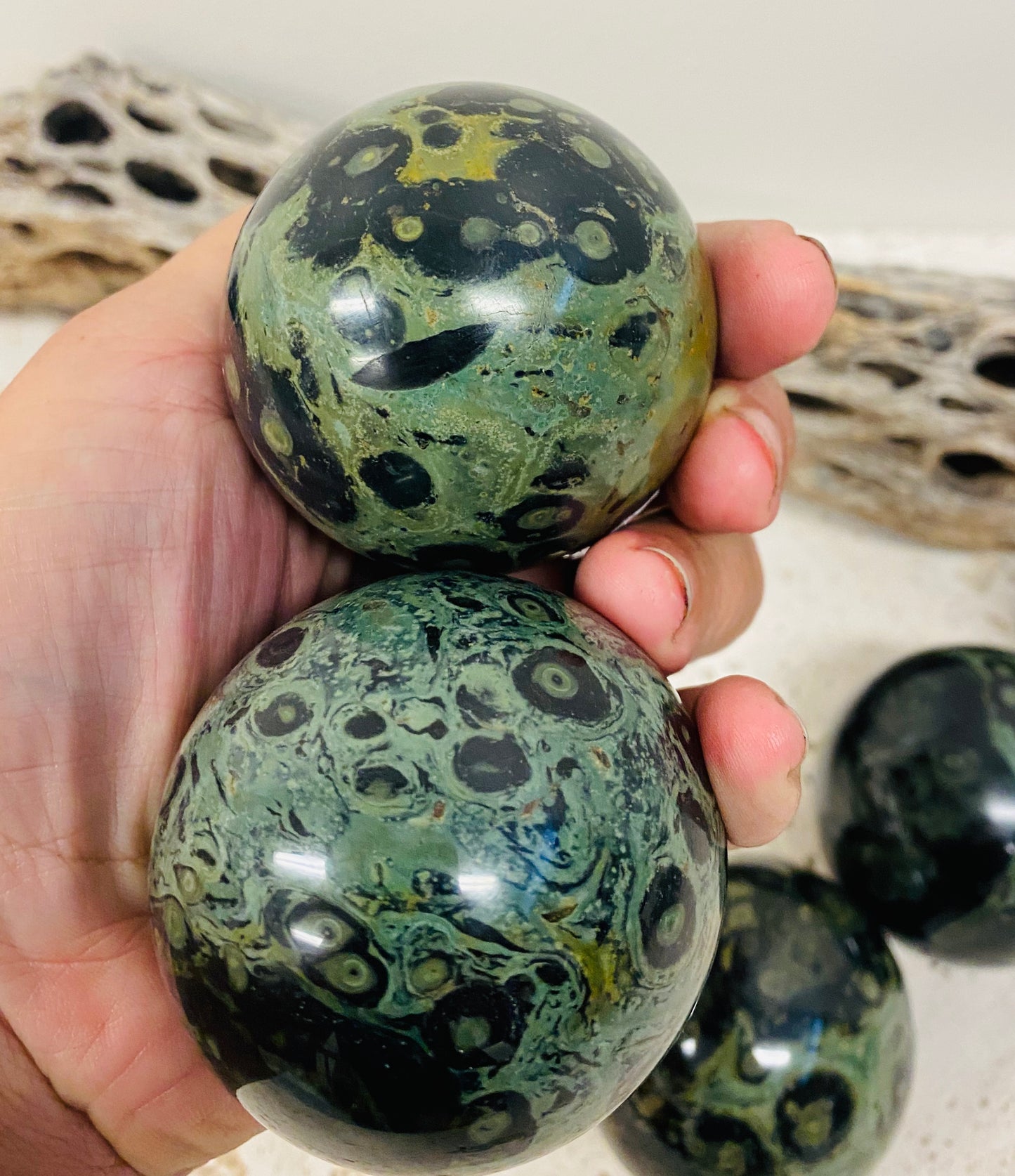 Nebula Stone Spheres