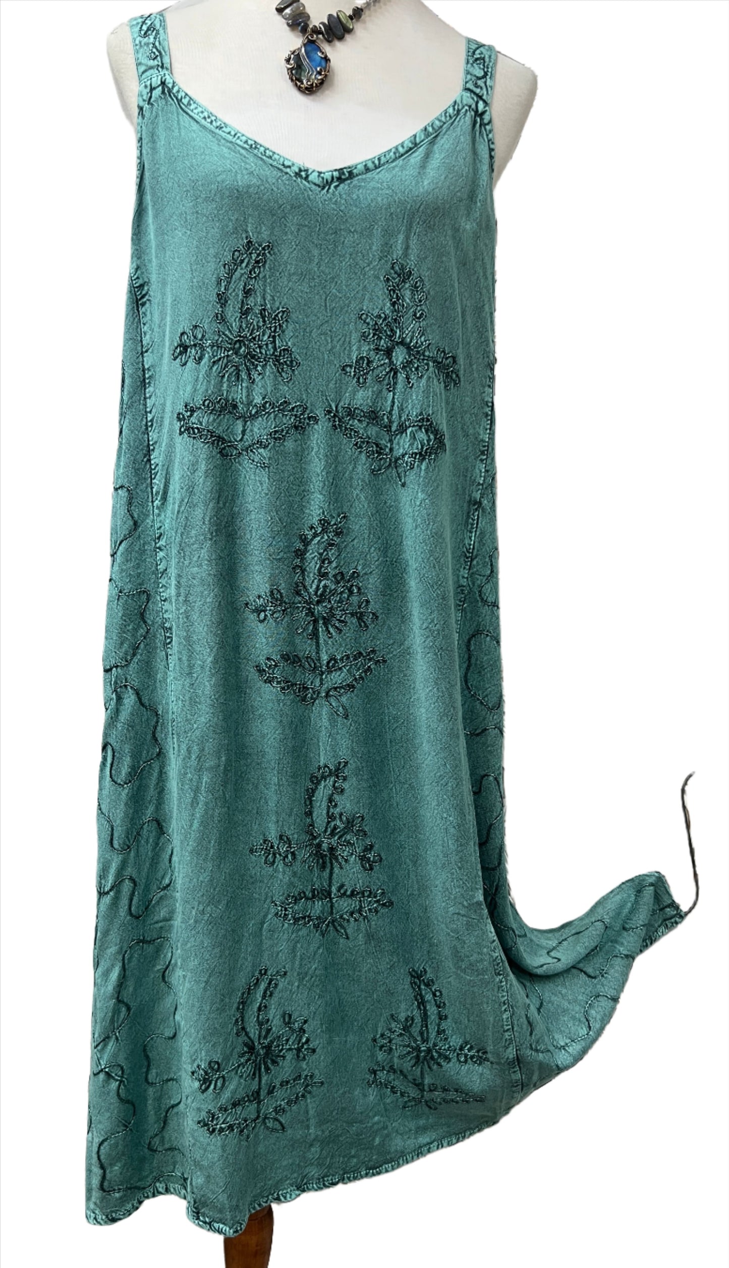 Embroidered Sun Dress