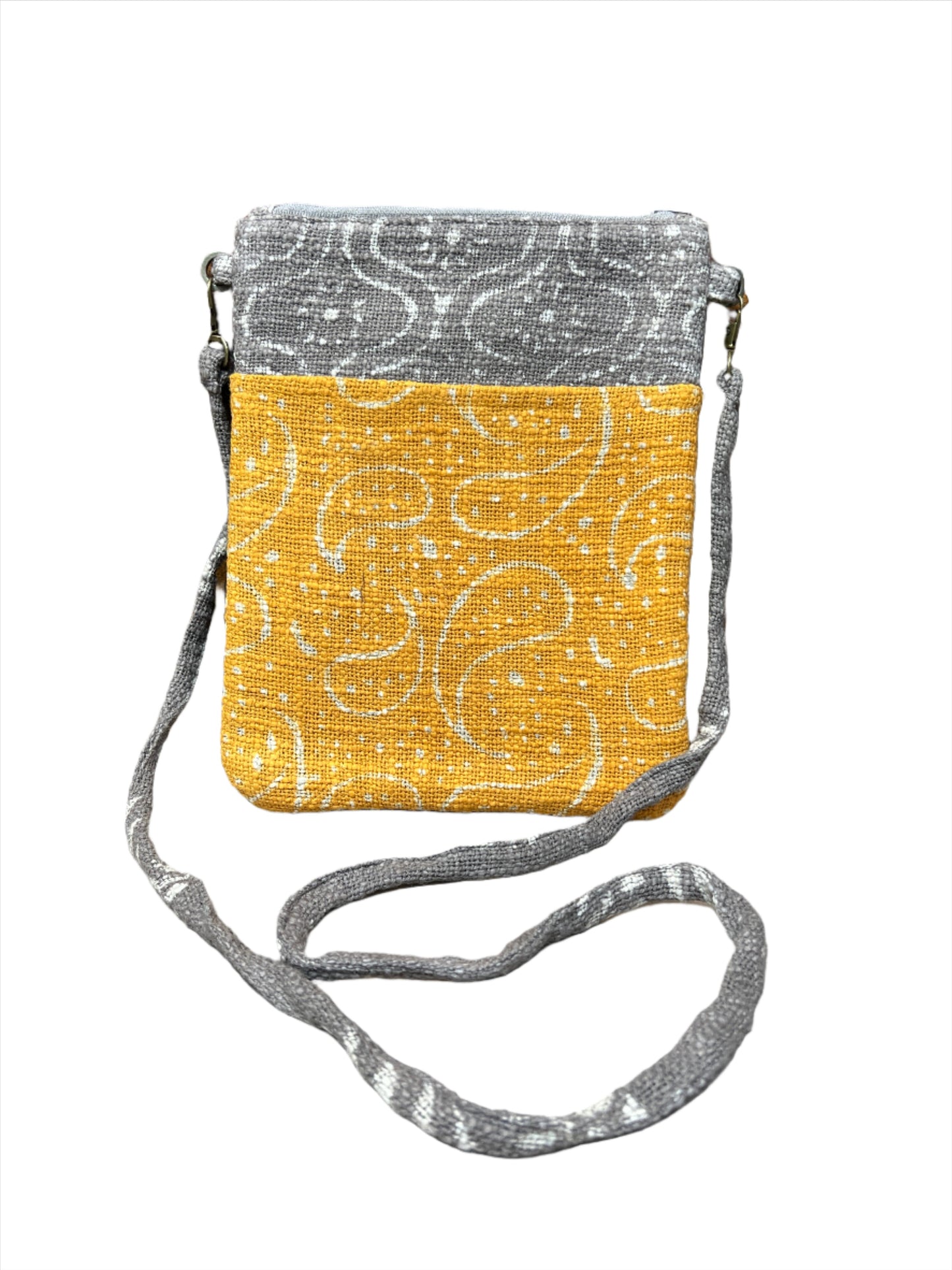 Block Print Passport Bag