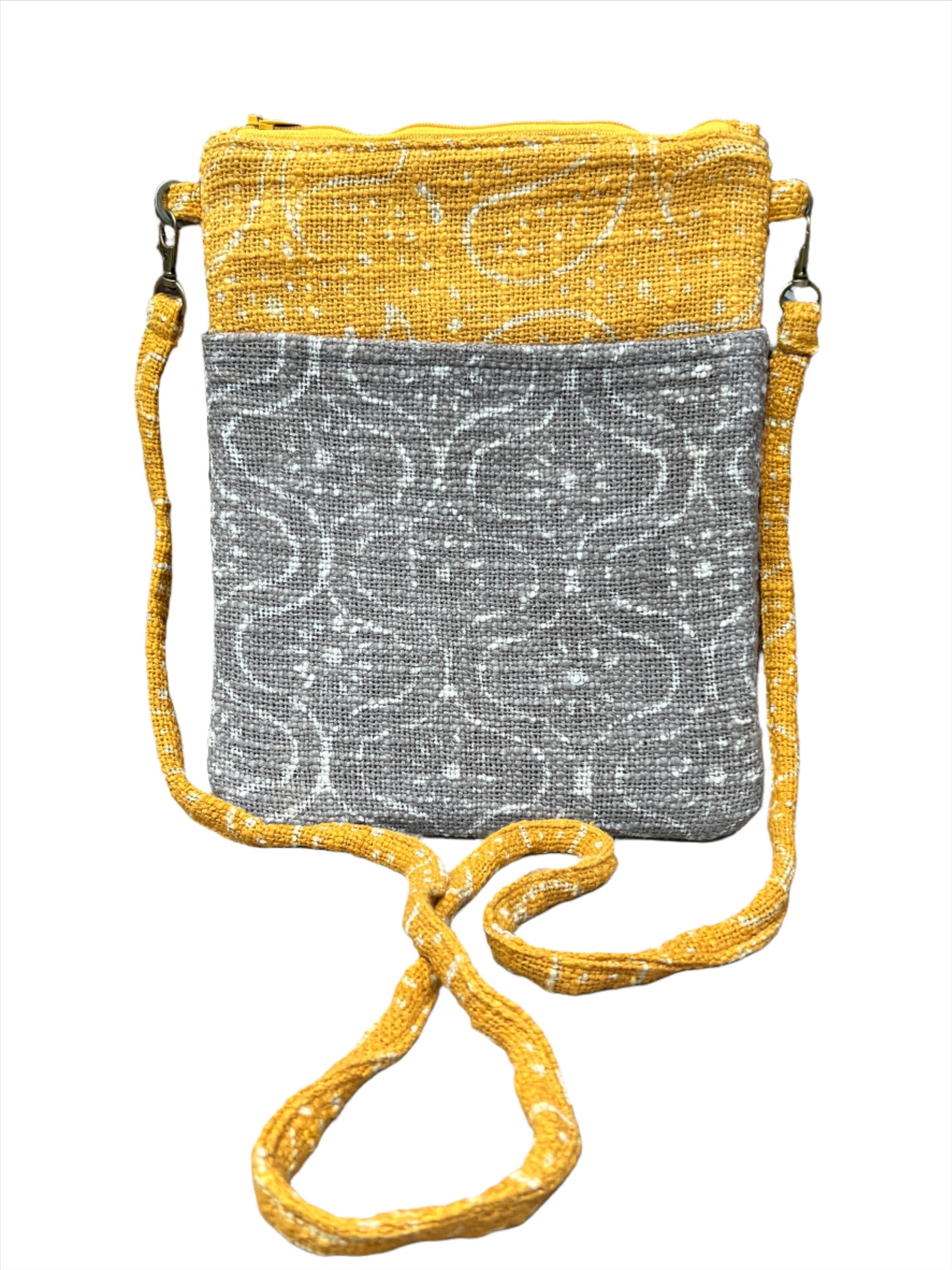 Block Print Passport Bag