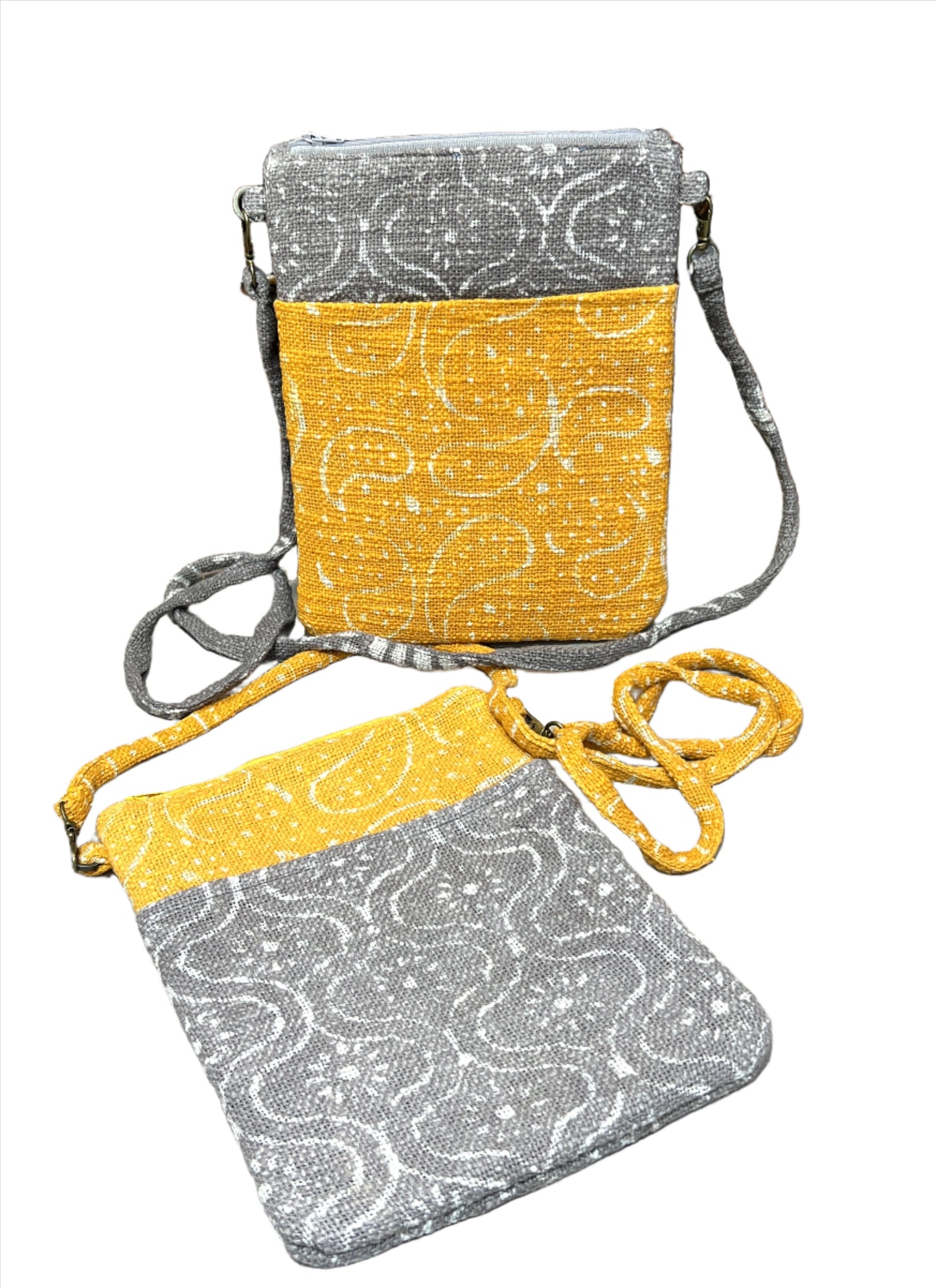 Block Print Passport Bag