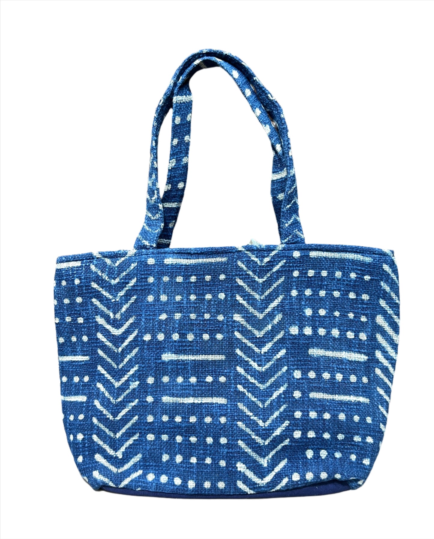 Indigo Block Print Market Bag