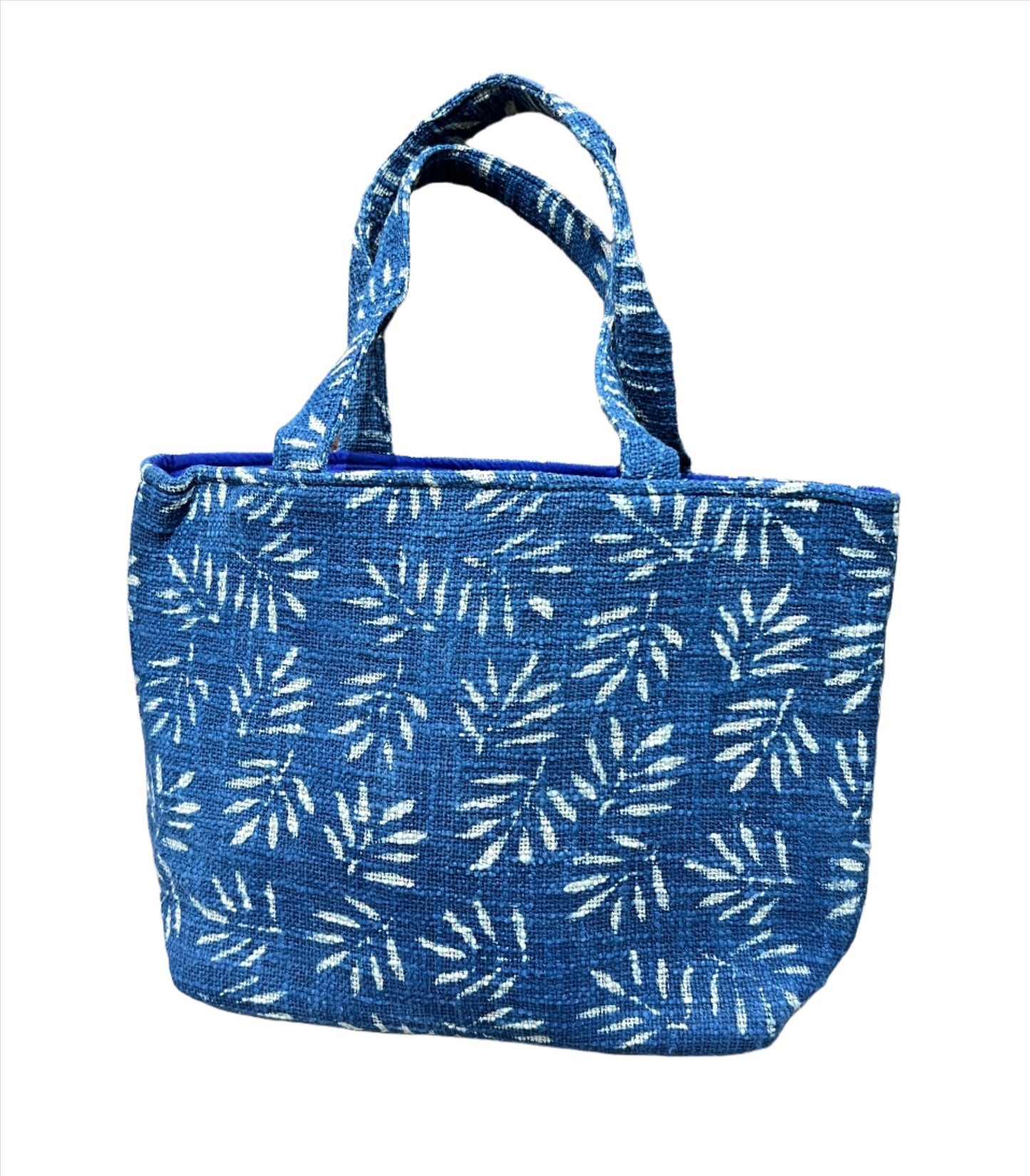 Indigo Block Print Market Bag