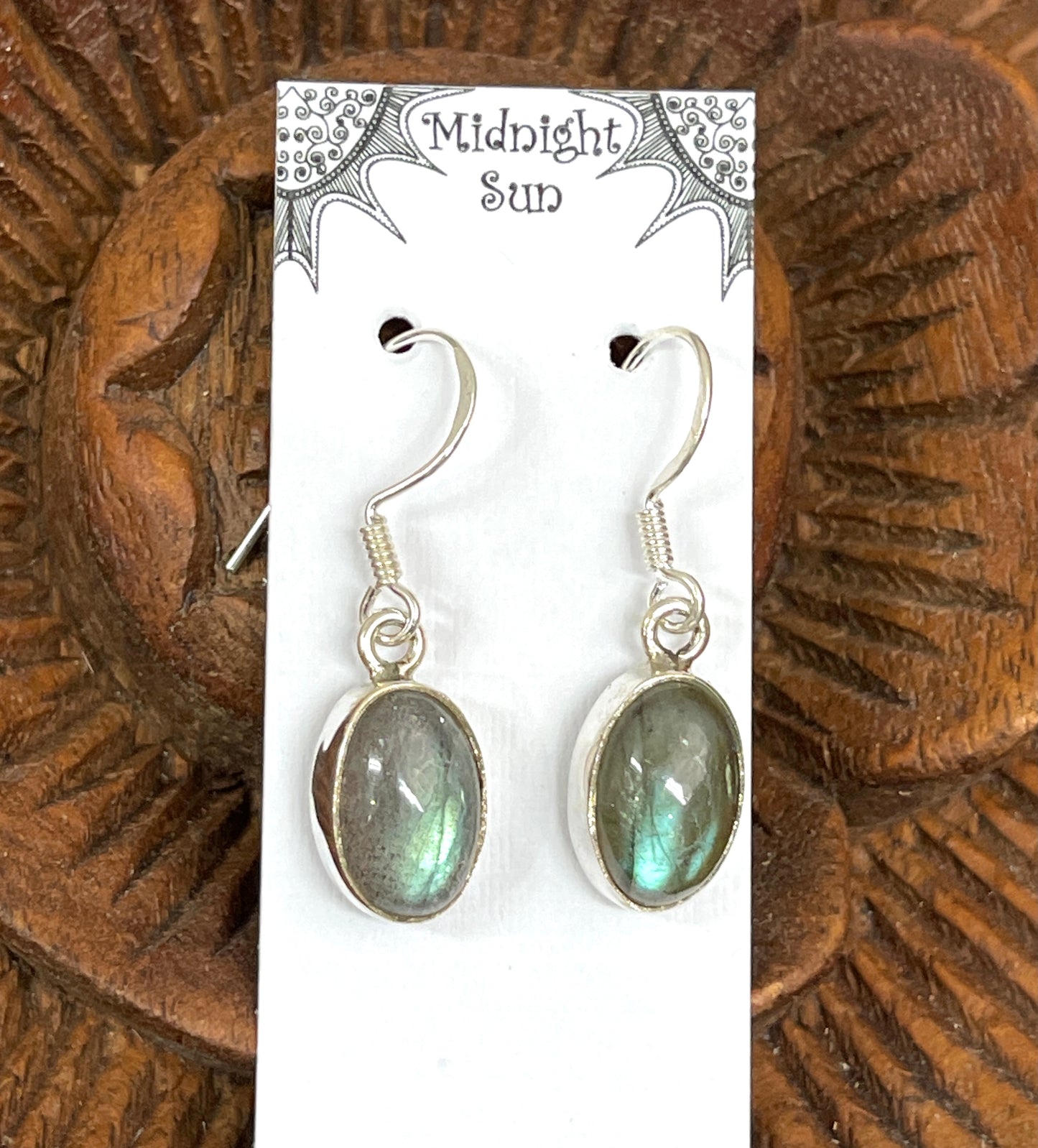 Labradorite Sterling Earrings - 2 sizes available