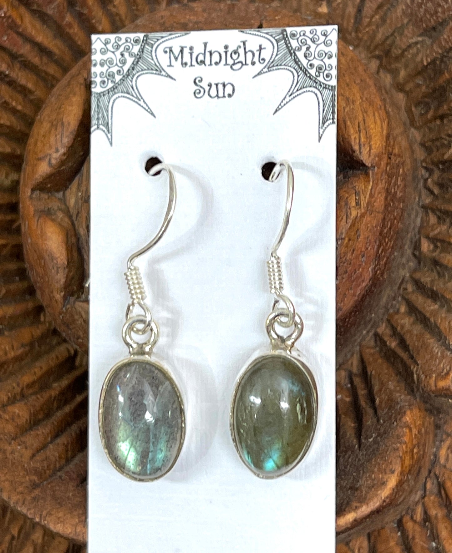 Labradorite Sterling Earrings - 2 sizes available