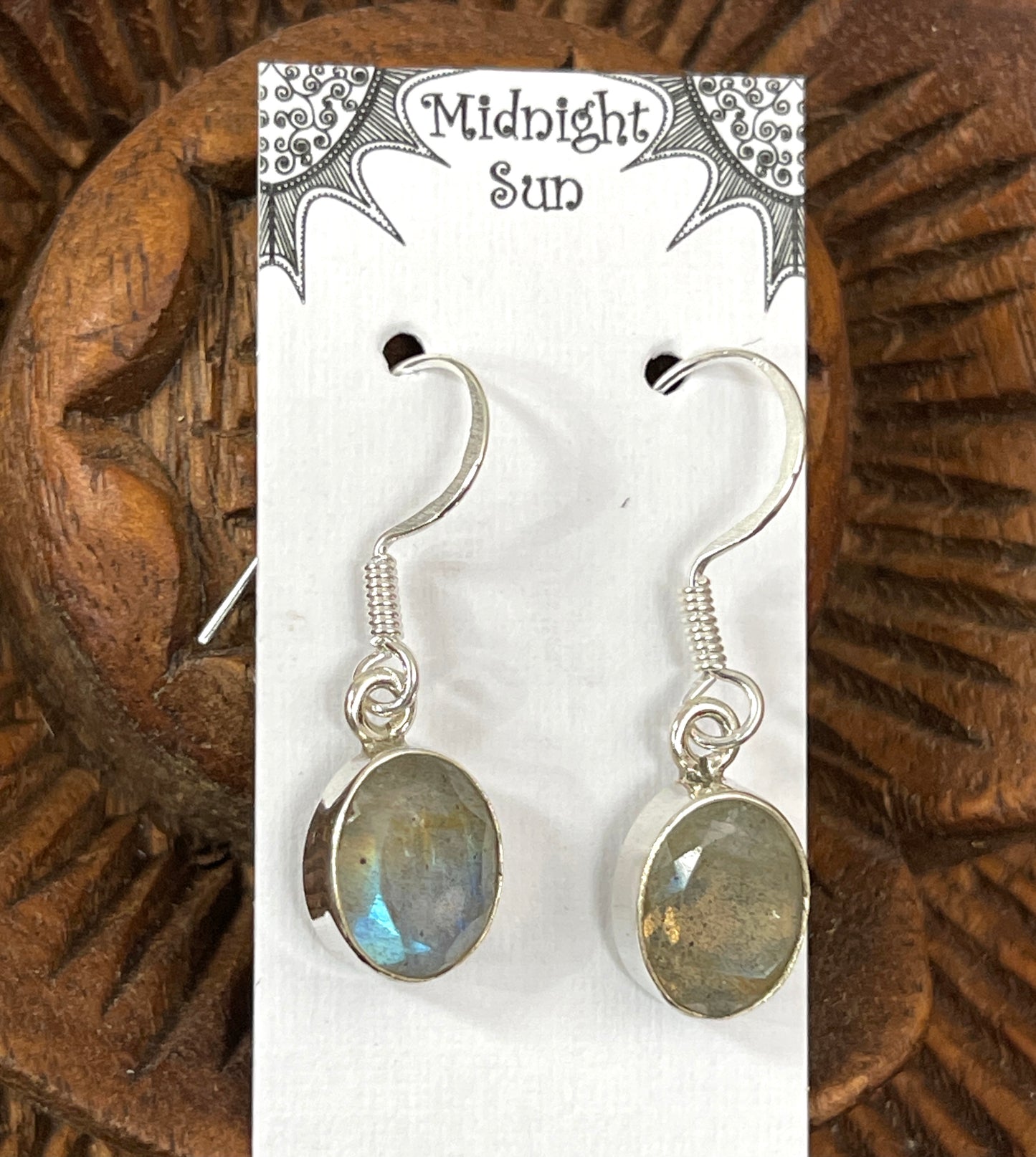 Labradorite Sterling Earrings - 2 sizes available