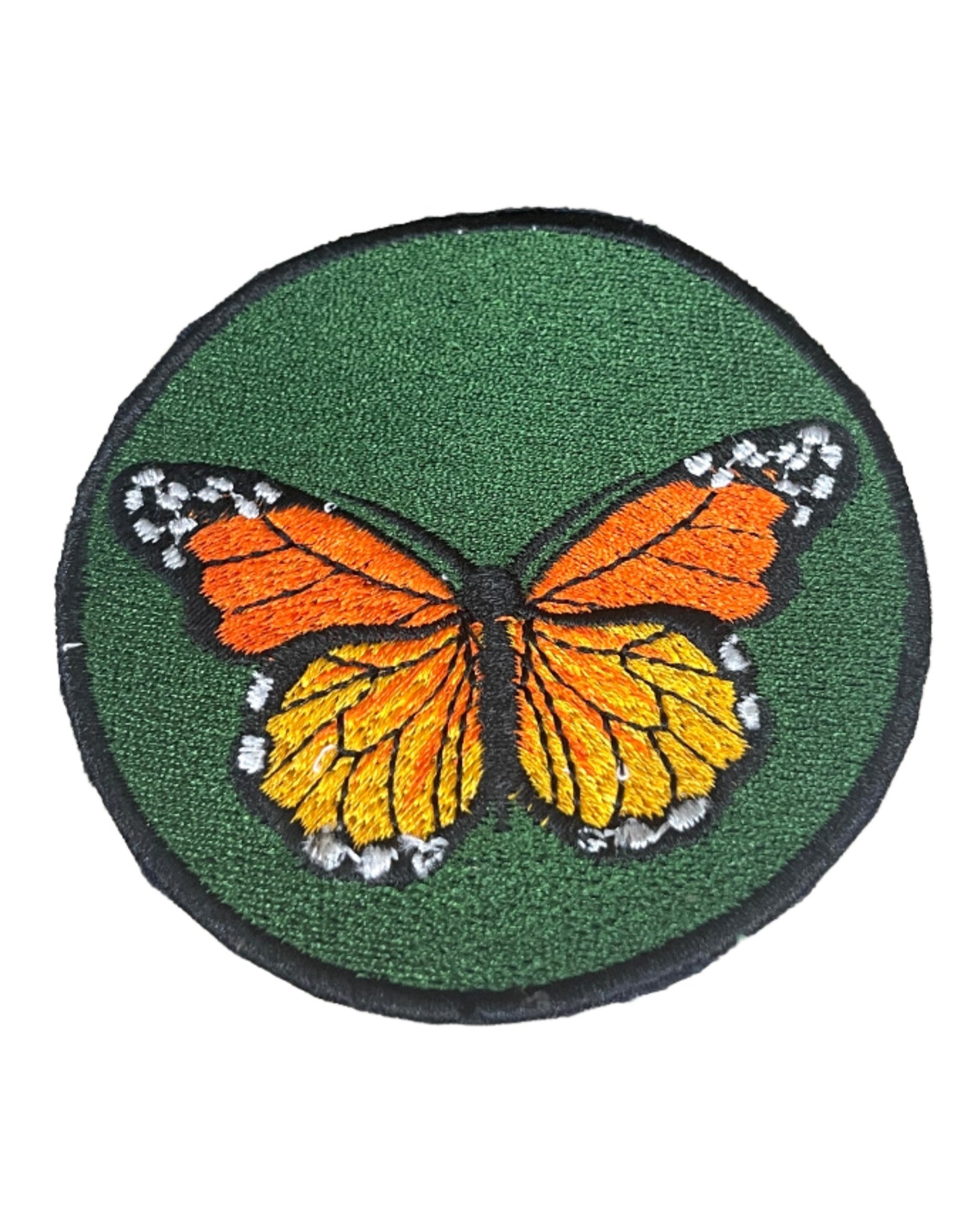 Hand Embroidered Butterfly Patches