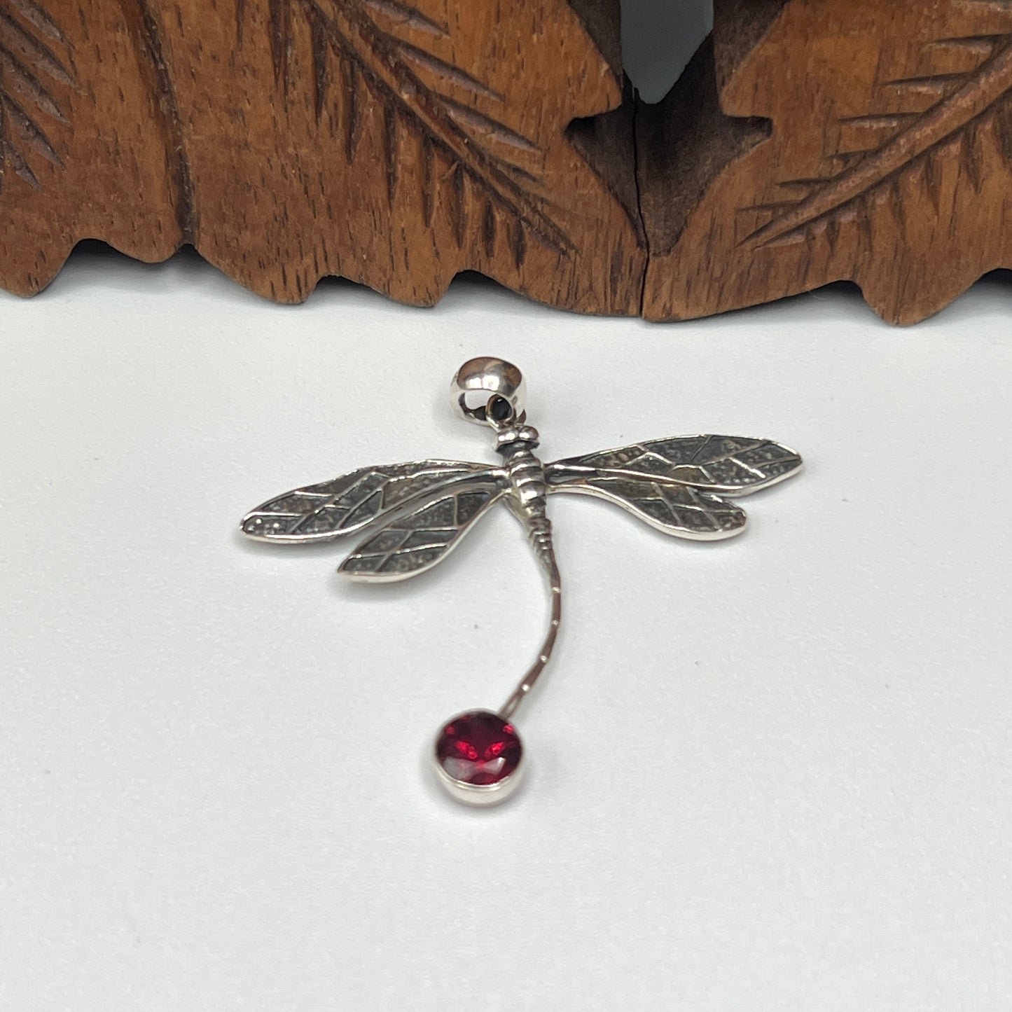 Dragonfly Pendants | Faceted Stones