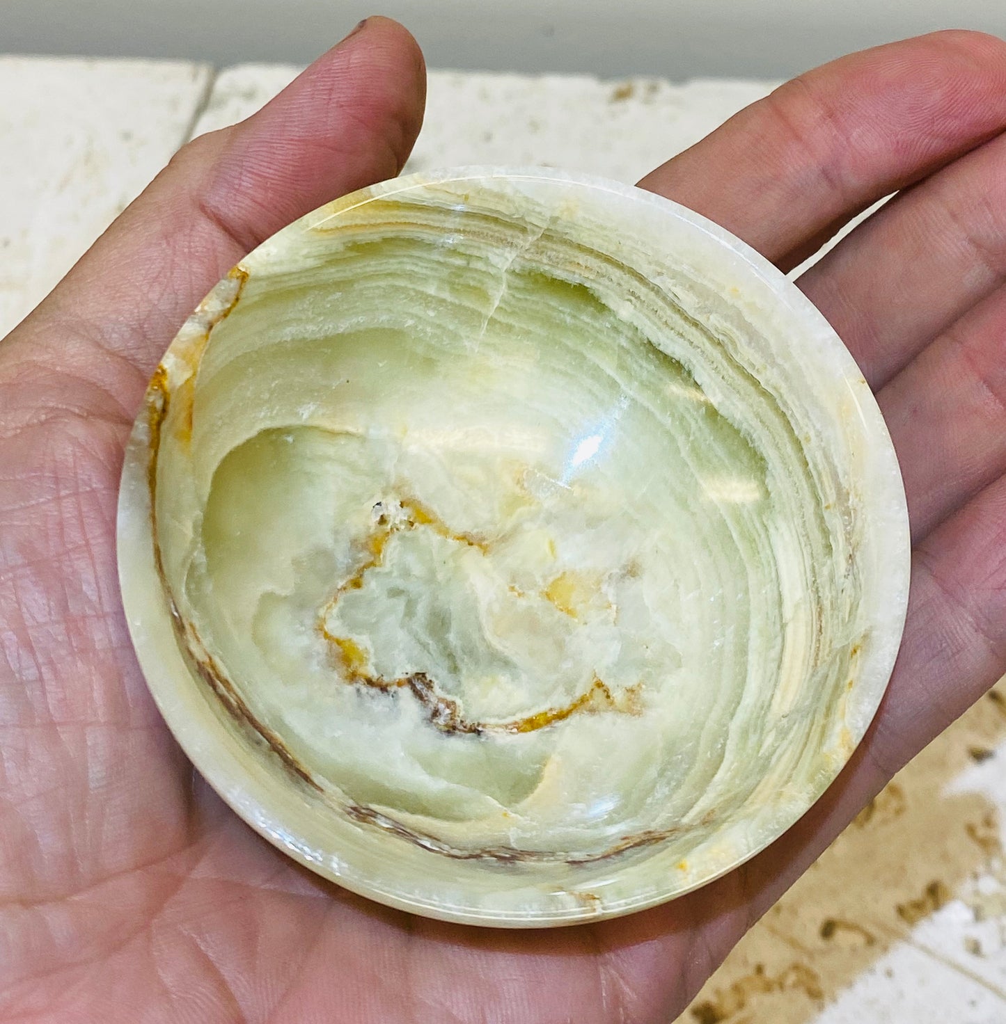 Pakistani Onyx Offering Bowls - 3"