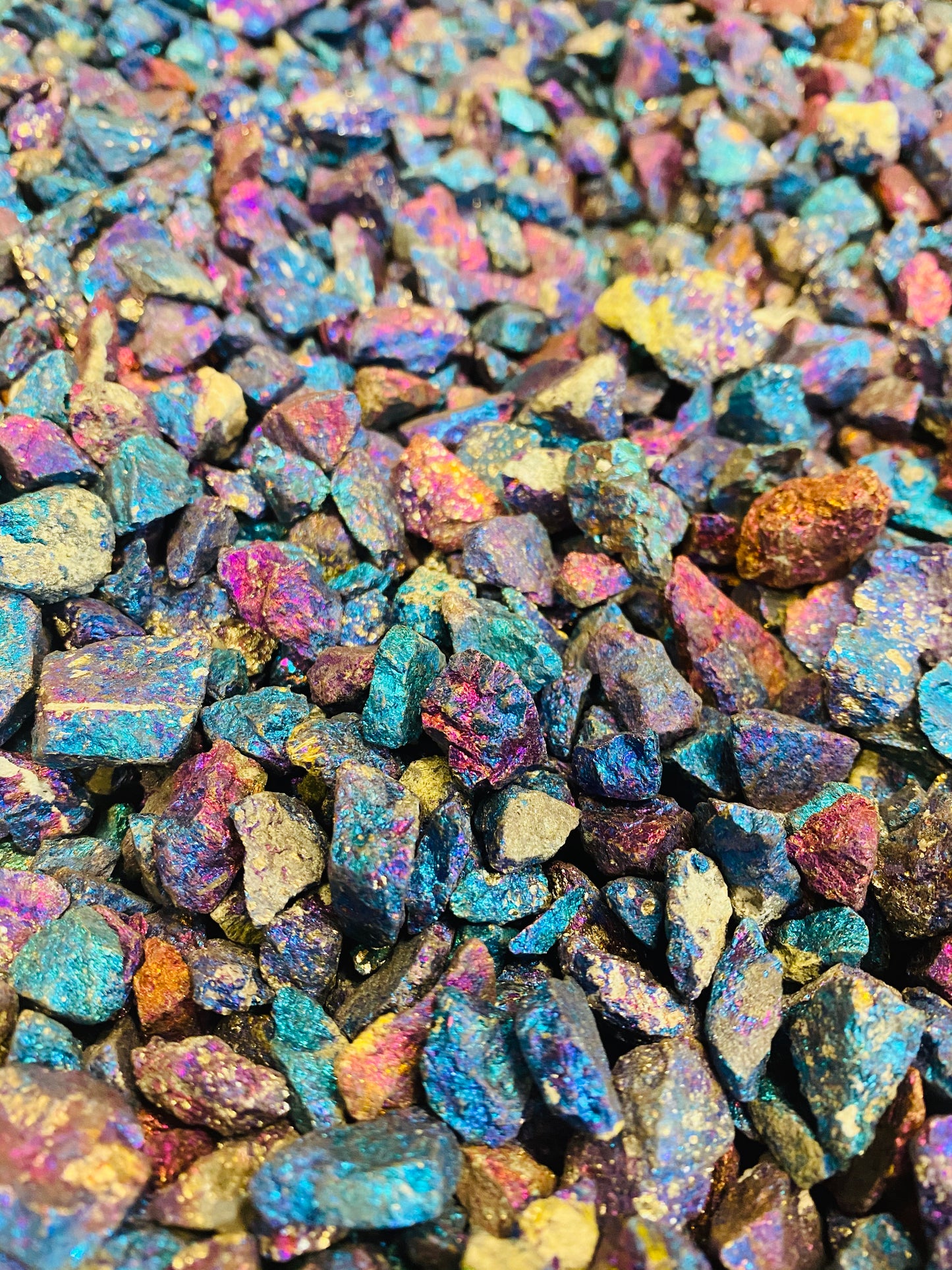 Raw Chalcopyrite Peacock Ore Pyrite Pieces