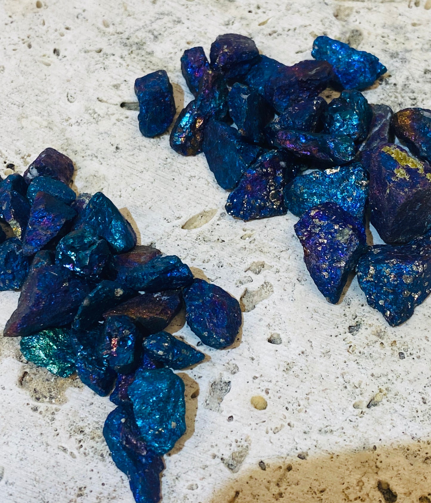 Raw Chalcopyrite Peacock Ore Pyrite Pieces