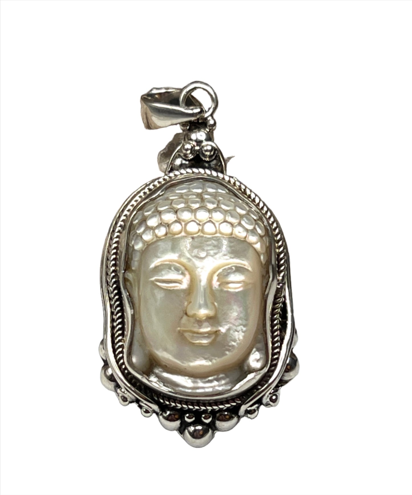 Mother of Pearl Buddha Pendant