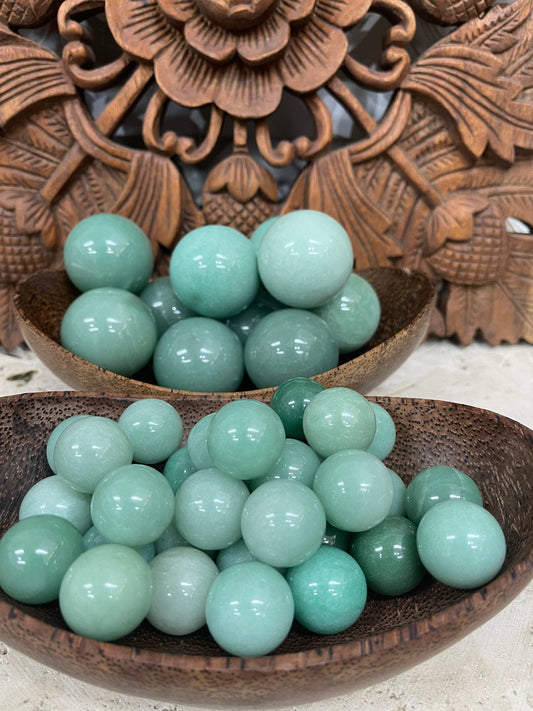 Green Aventurine Spheres