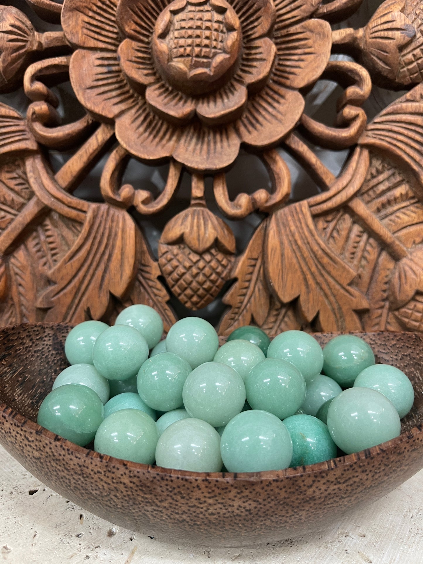 Green Aventurine Spheres