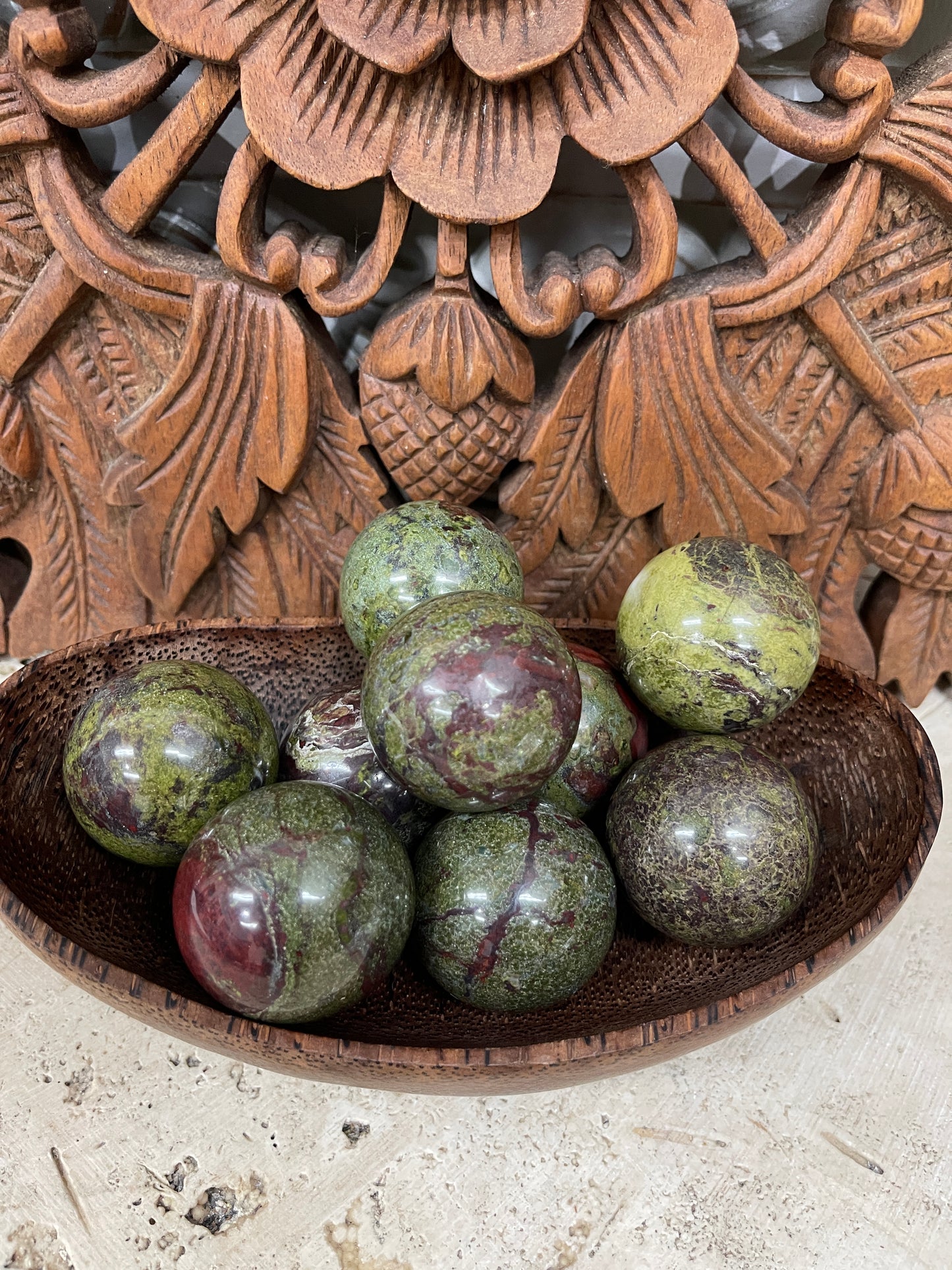 Dragons Blood Jasper Spheres