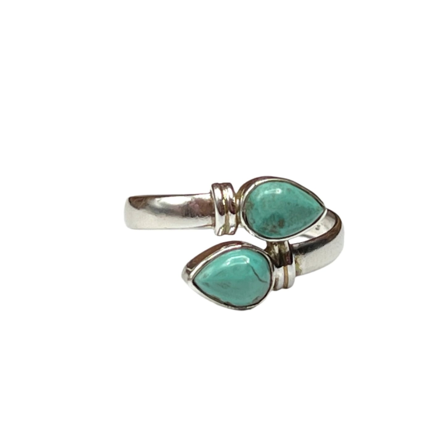Double Teardrop Ring