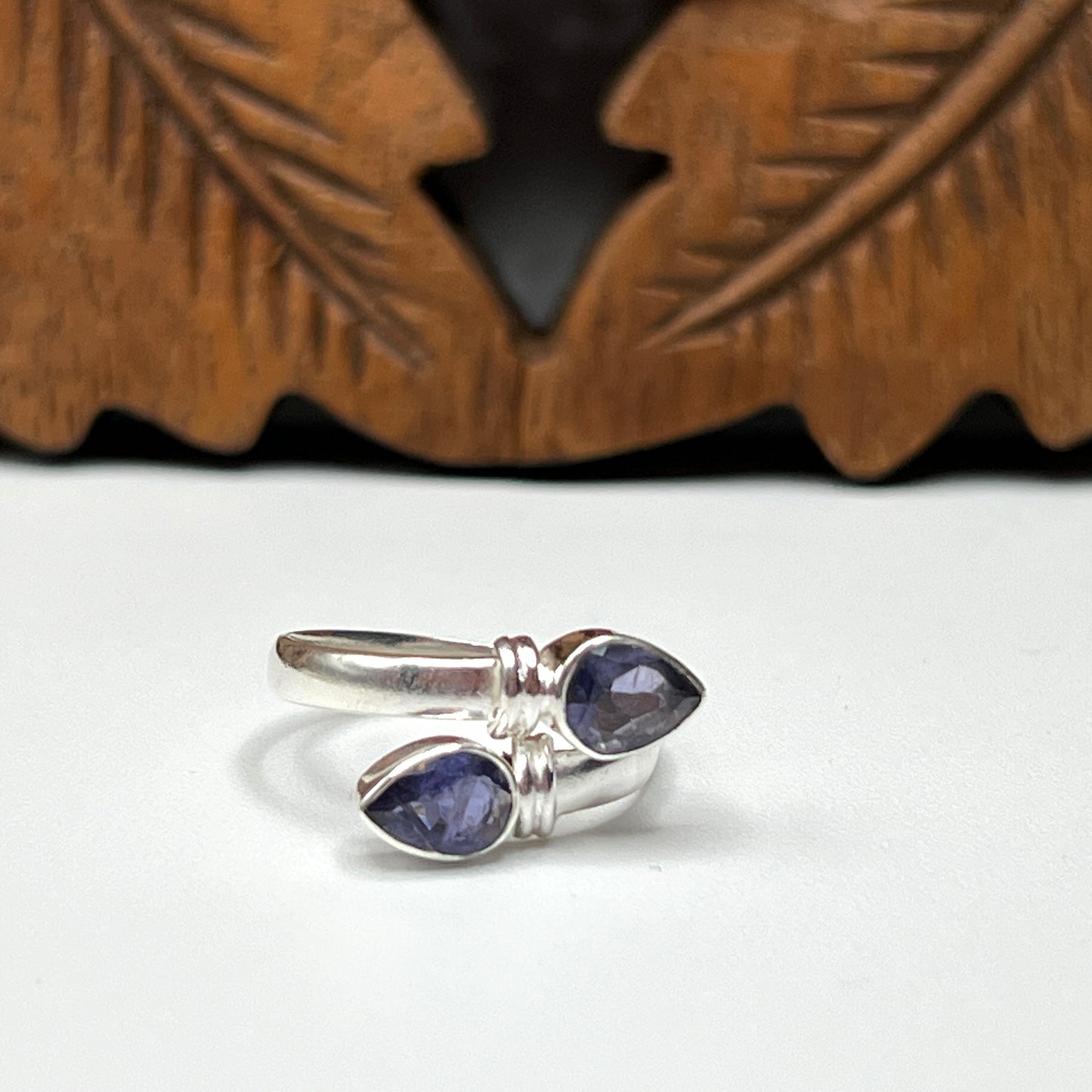 Double Teardrop Ring