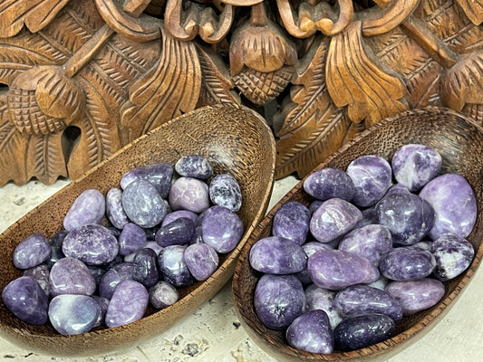 Lepidolite Tumbles