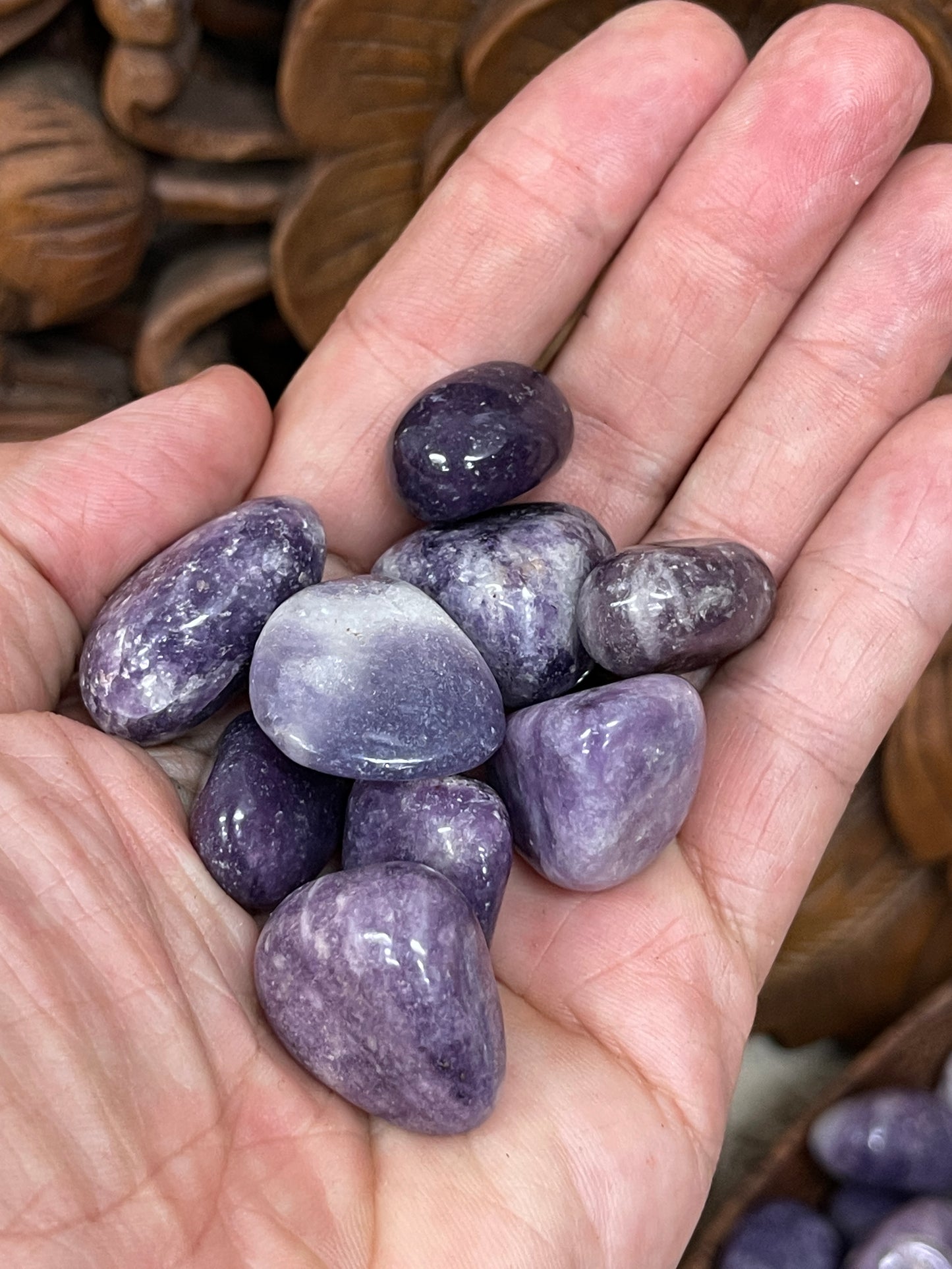 Lepidolite Tumbles