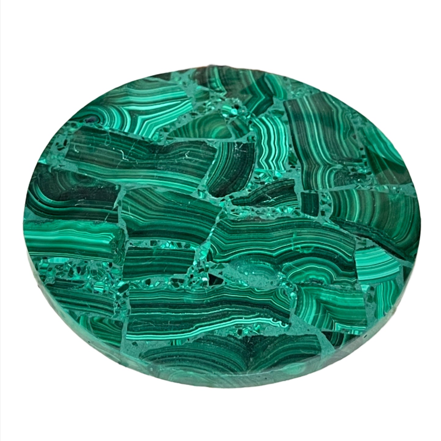 Malachite Coasters or Cleansing tiles from Africa