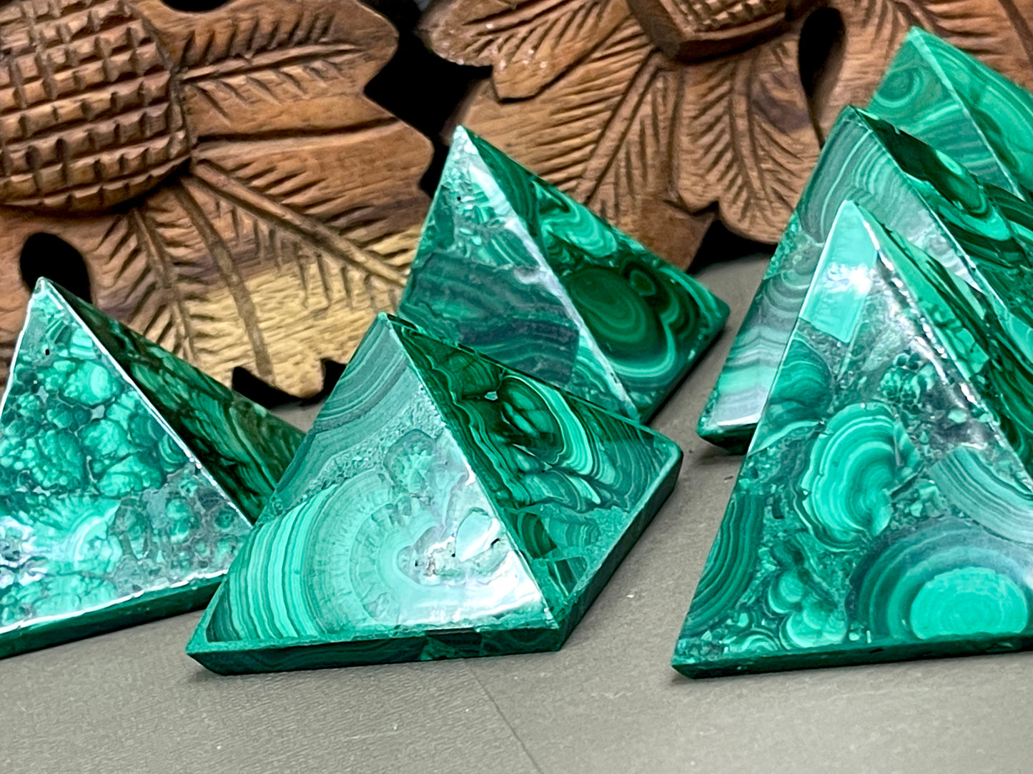 Malachite Pyramids