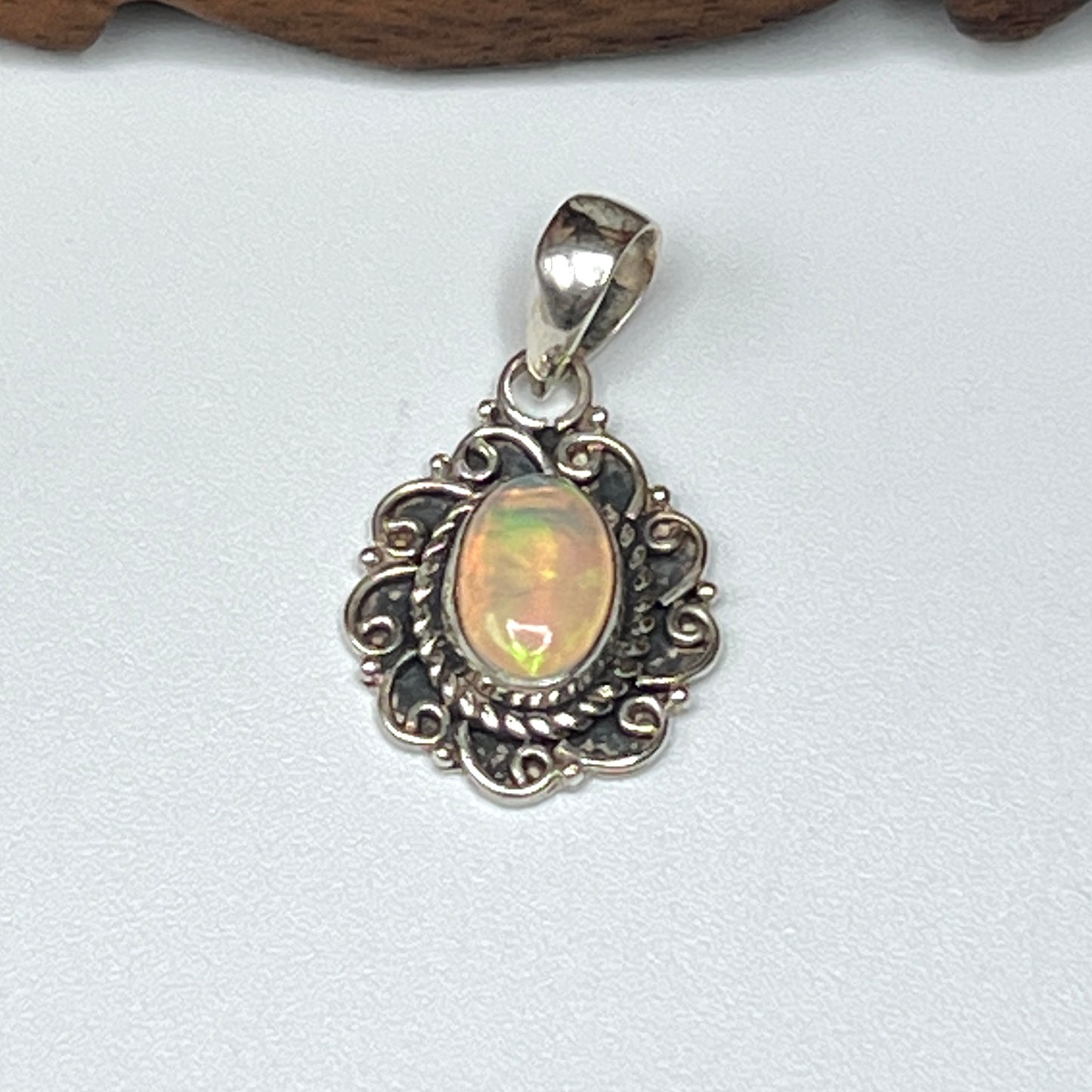 Natural Ethiopian Opal Pendants