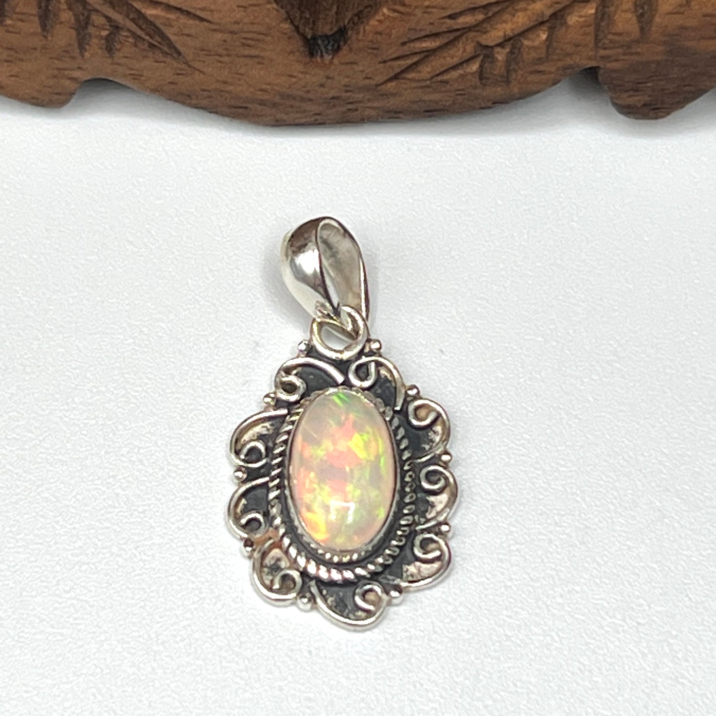 Natural Ethiopian Opal Pendants