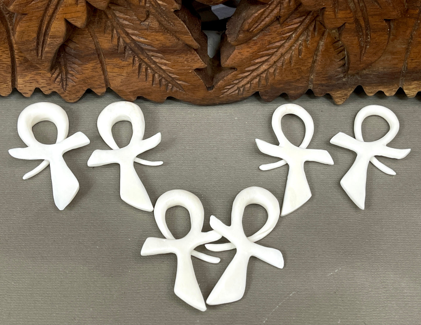Ankh Gauged Earrings - Available in 6g-0g
