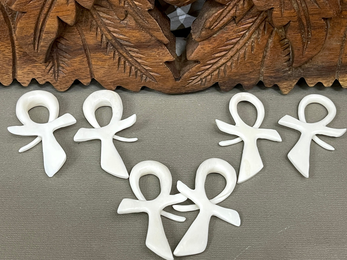 Ankh Gauged Earrings - Available in 6g-0g