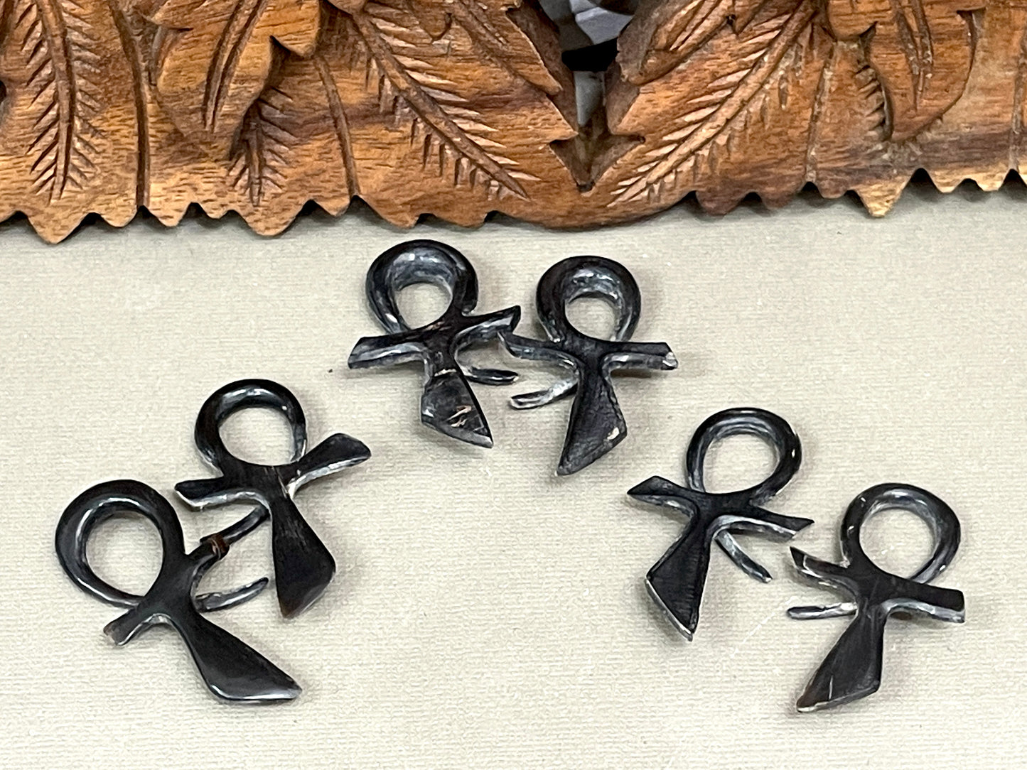 Ankh Gauged Earrings - Available in 6g-0g