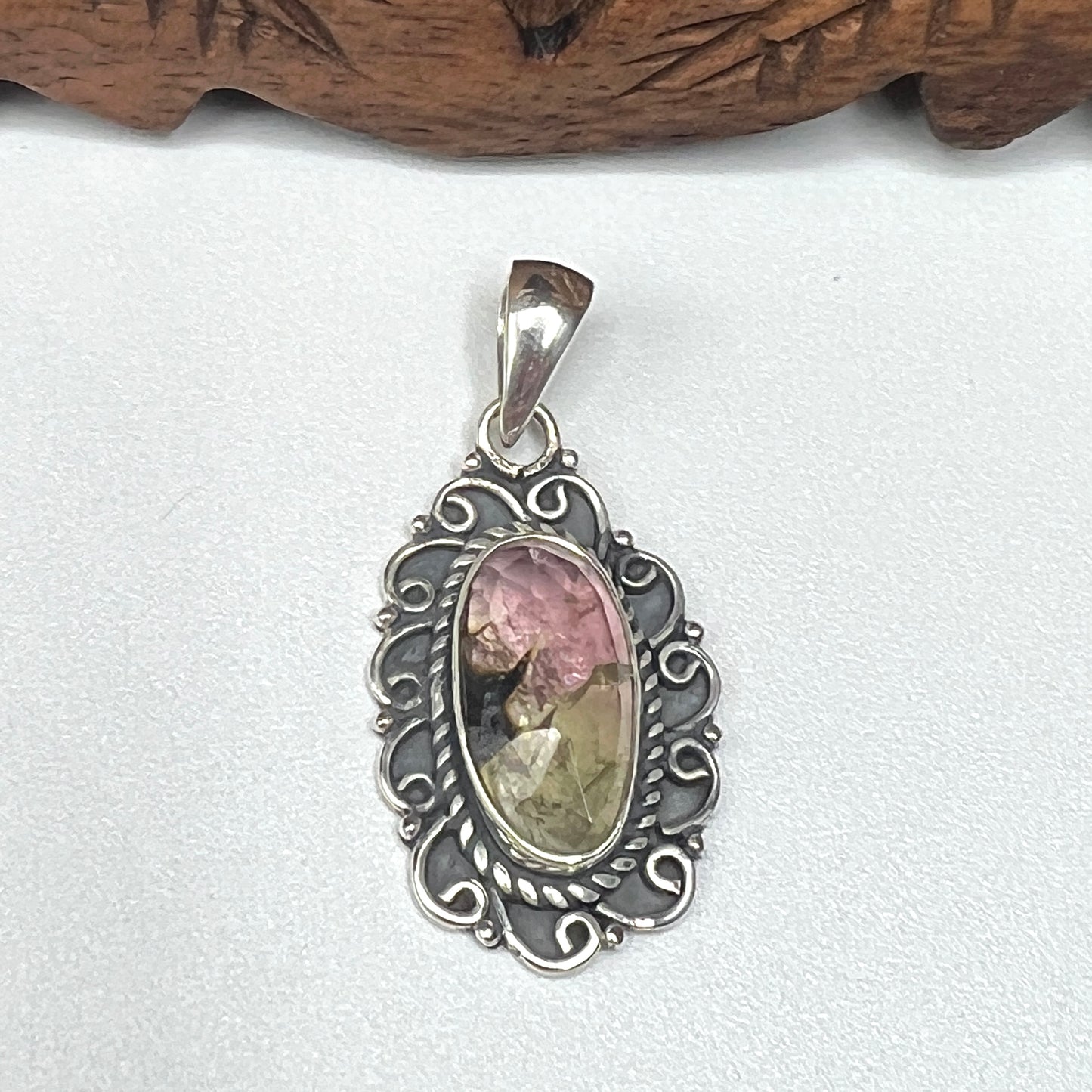 Pink Tourmaline Pendants
