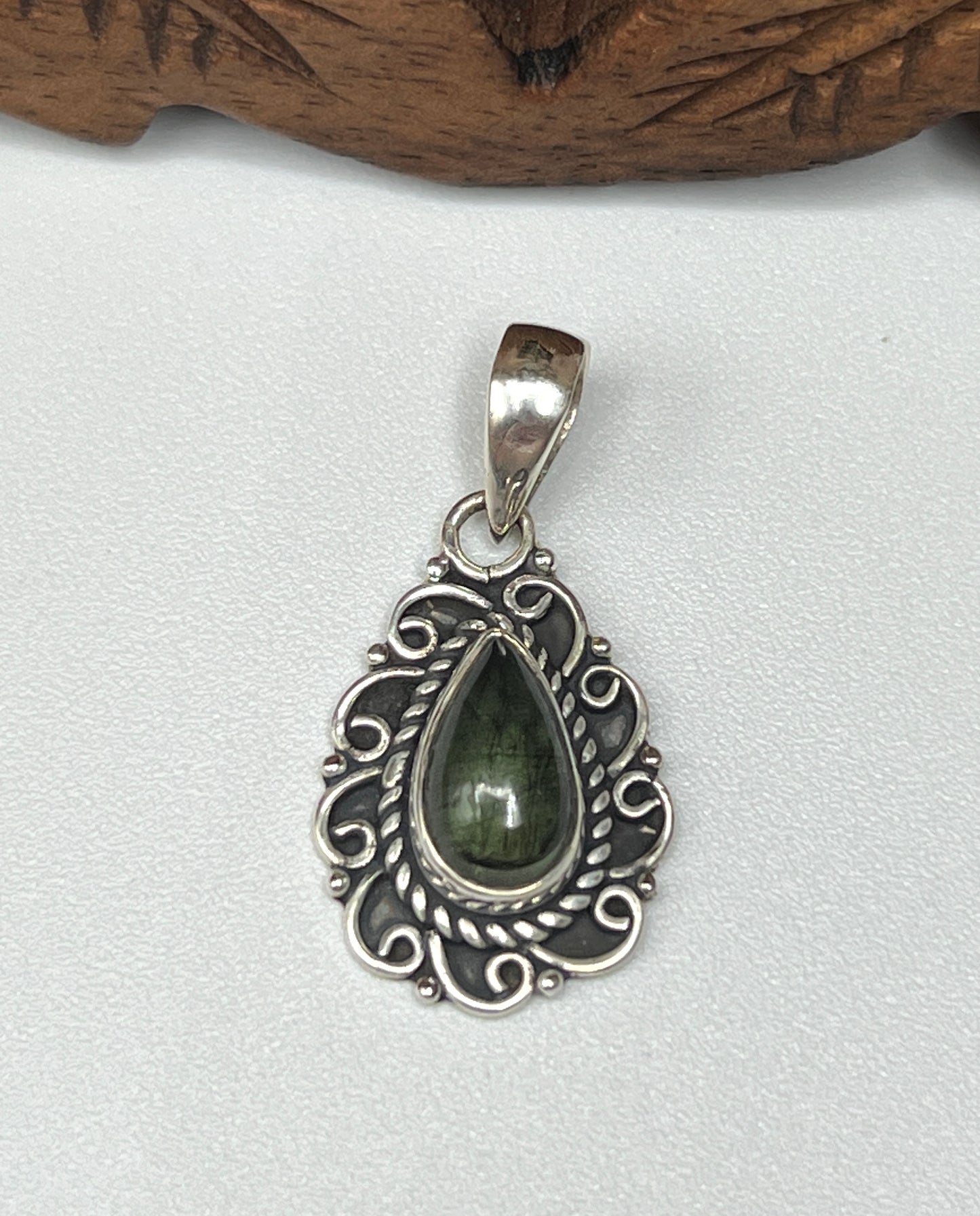 Green Tourmaline Pendants