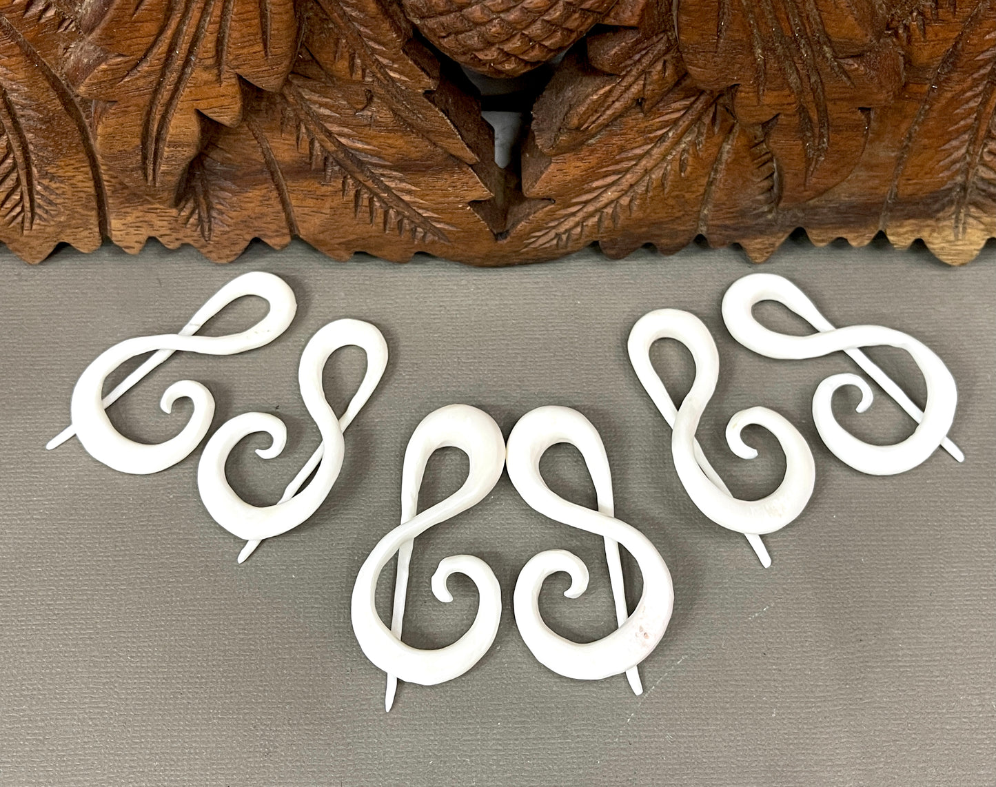 Treble Clef Gauged Earrings - Available in 6 g - 0 gauge