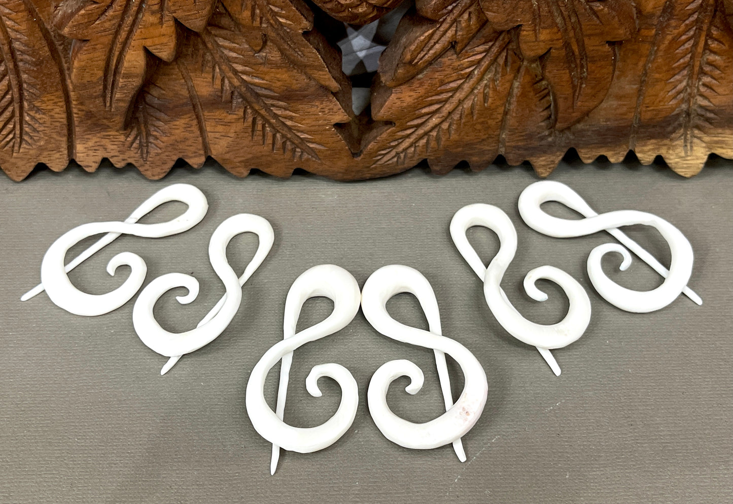 Treble Clef Gauged Earrings - Available in 6 g - 0 gauge