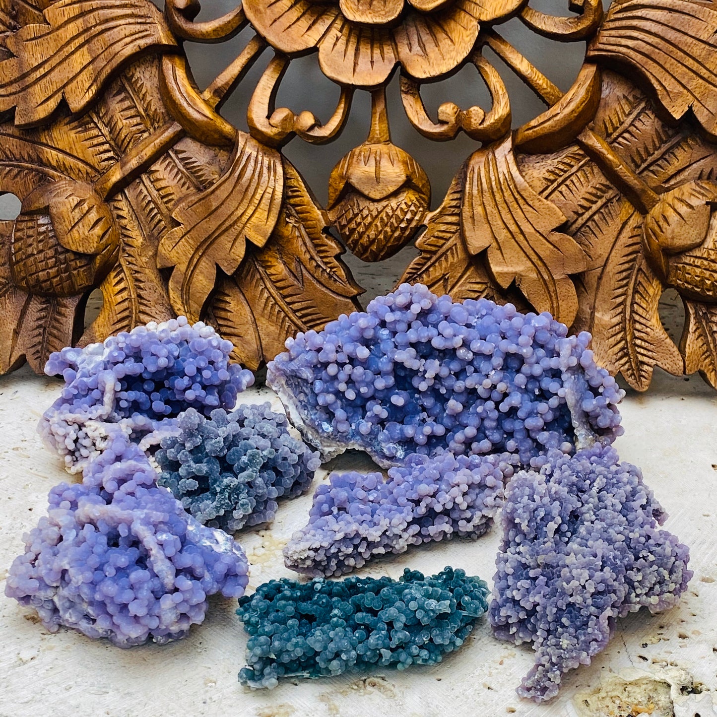 Rare Grape Agate Specimens