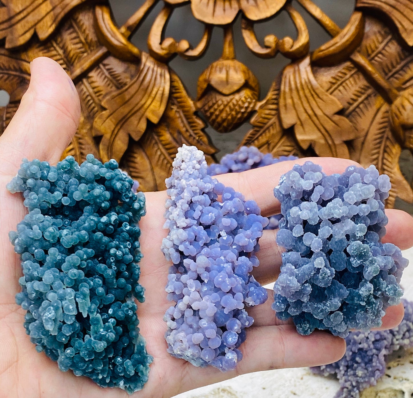 Rare Grape Agate Specimens