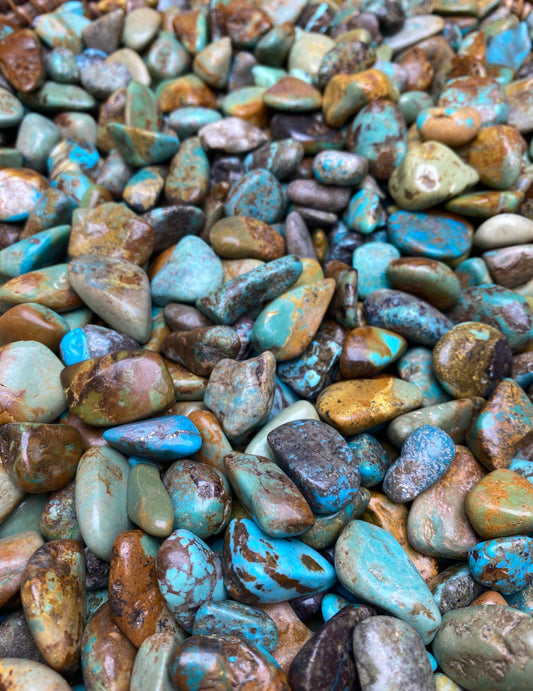 Natural Chinese Turquoise Tumbles
