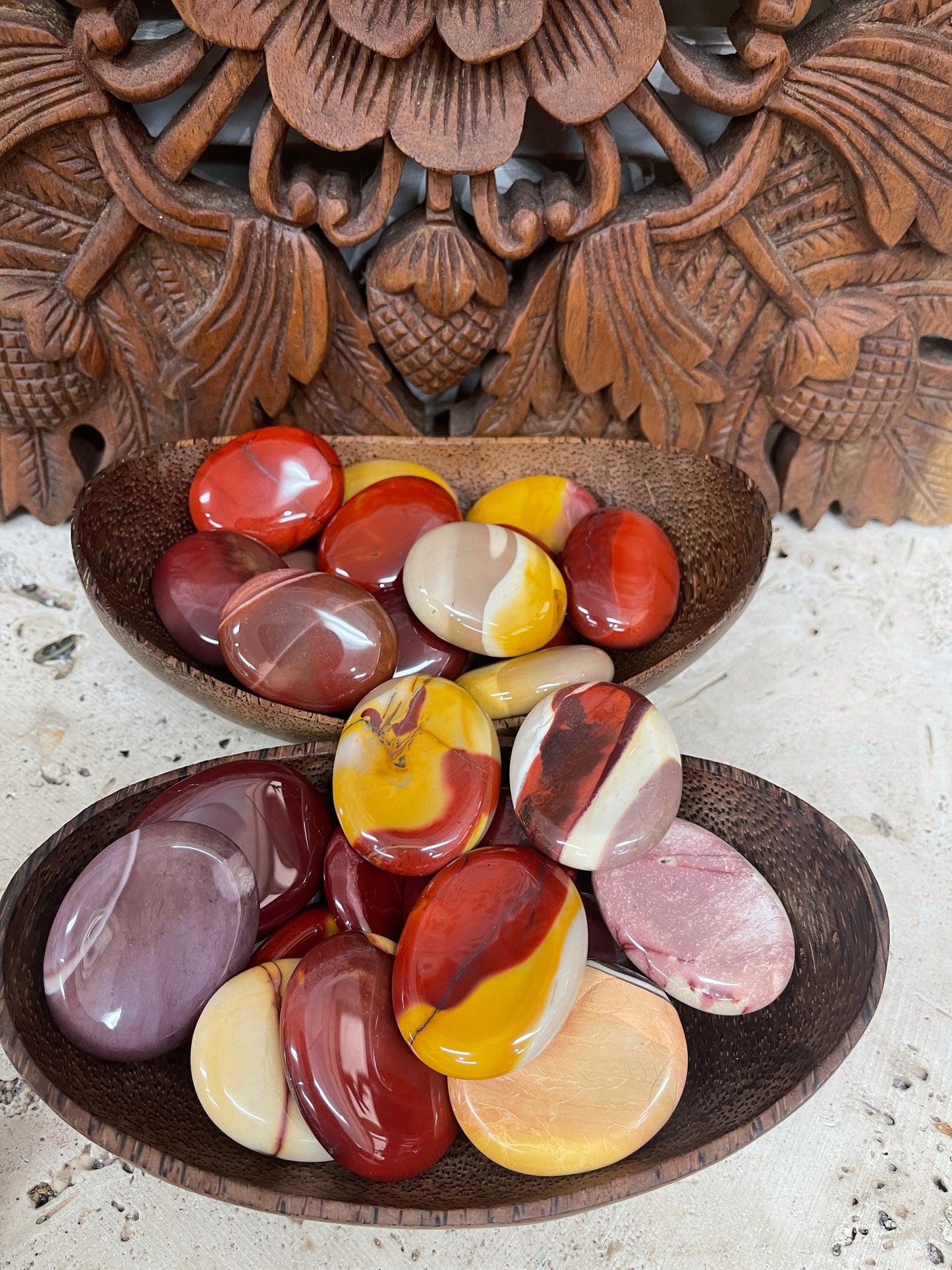 Mookite Palm Stones & Worry Stones