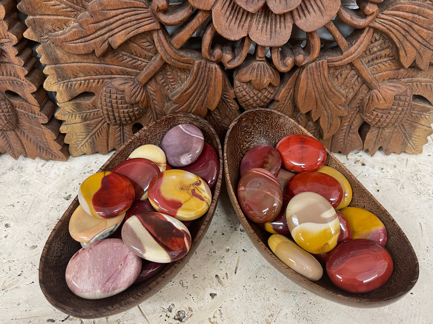 Mookite Palm Stones & Worry Stones