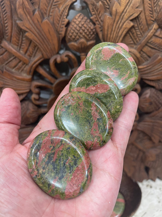 Unakite Palm Stones & Worry Stones