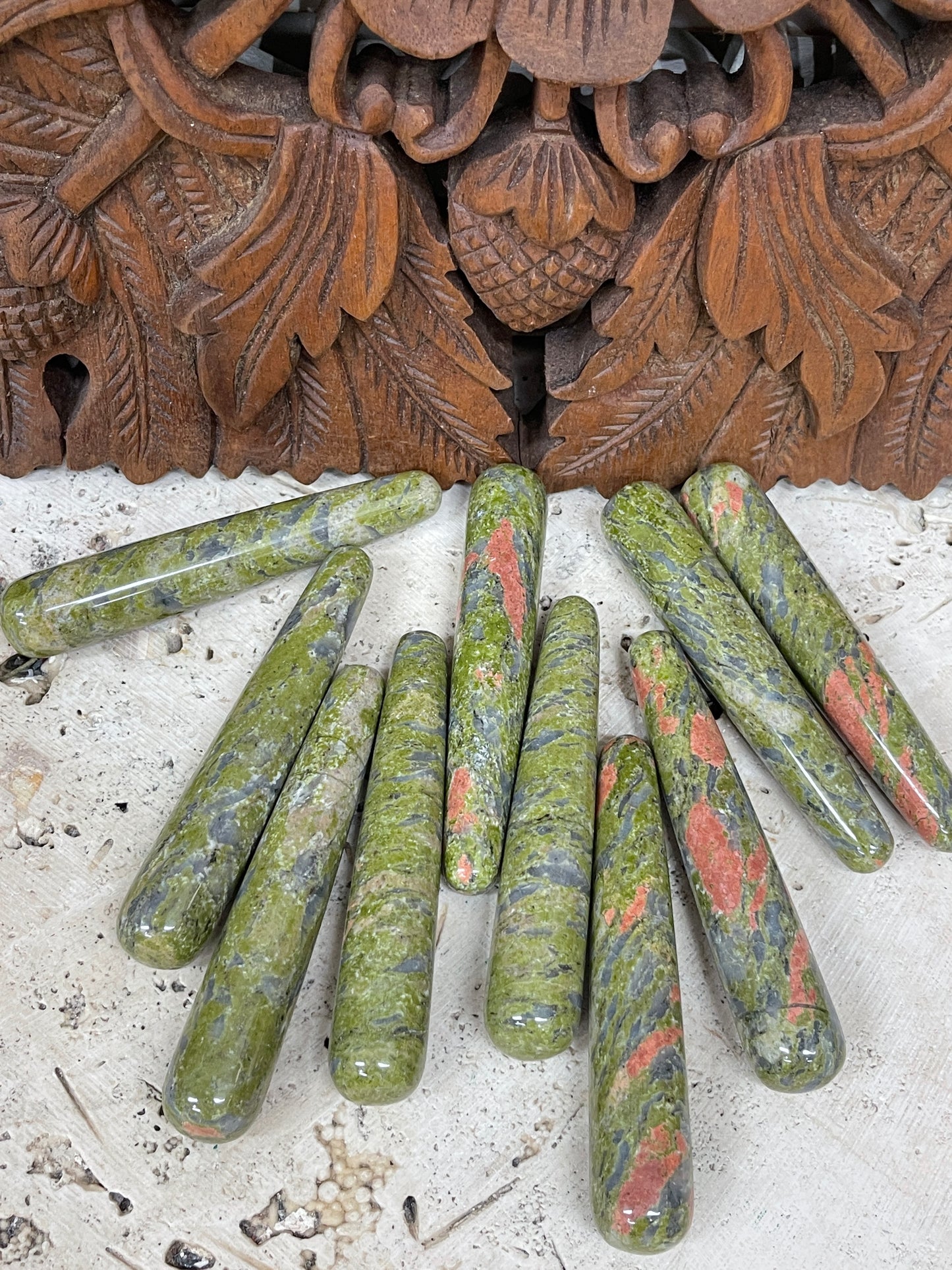 Unakite Massage Stones