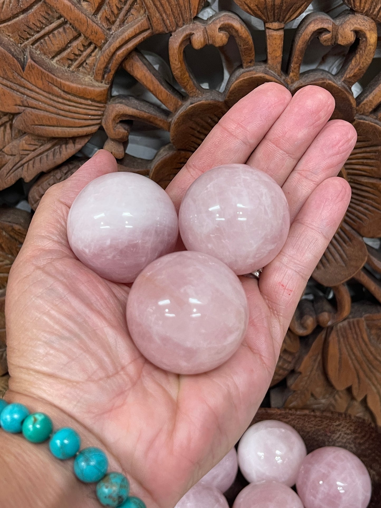 Rose Quartz Spheres
