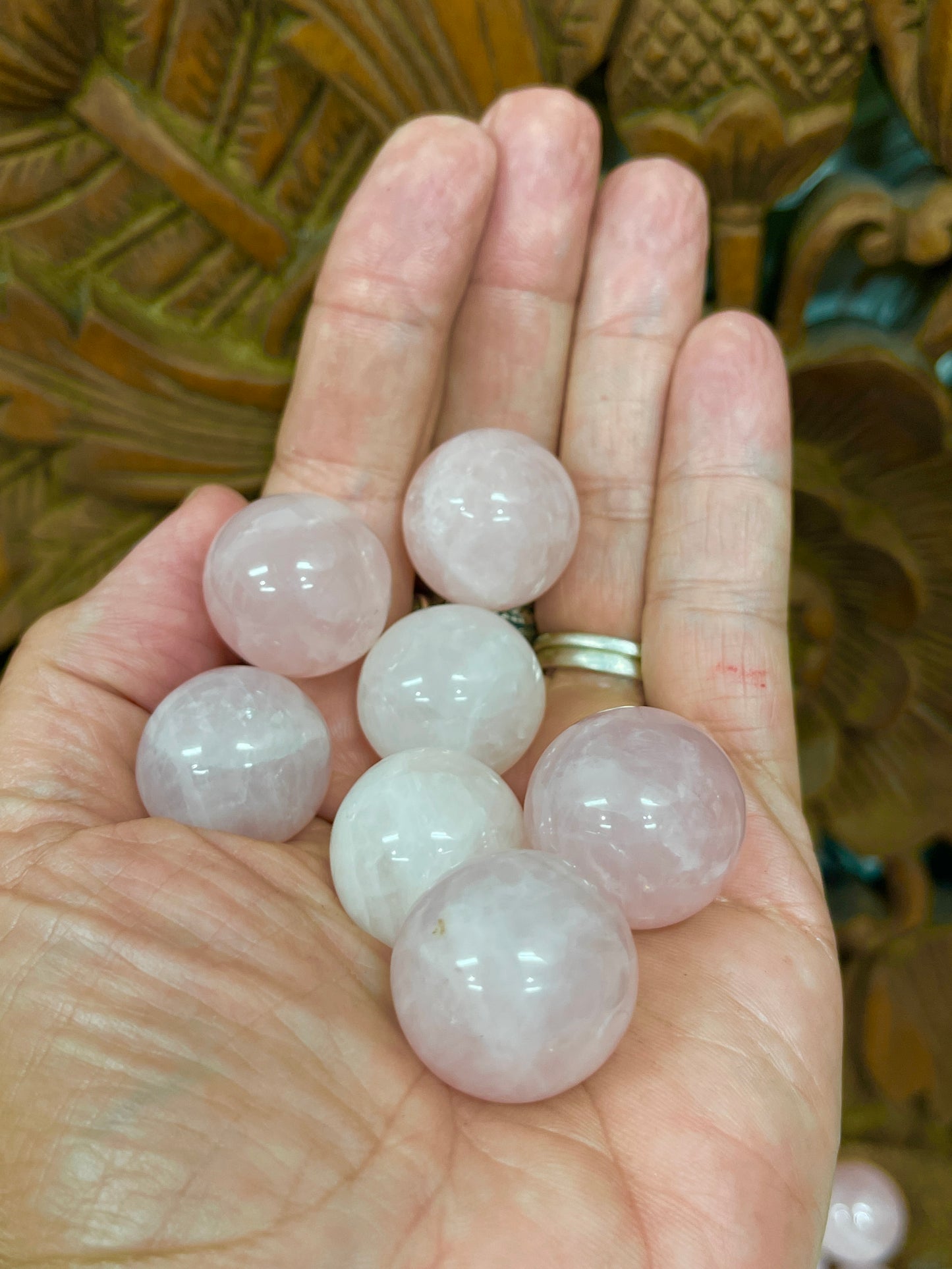 Rose Quartz Spheres