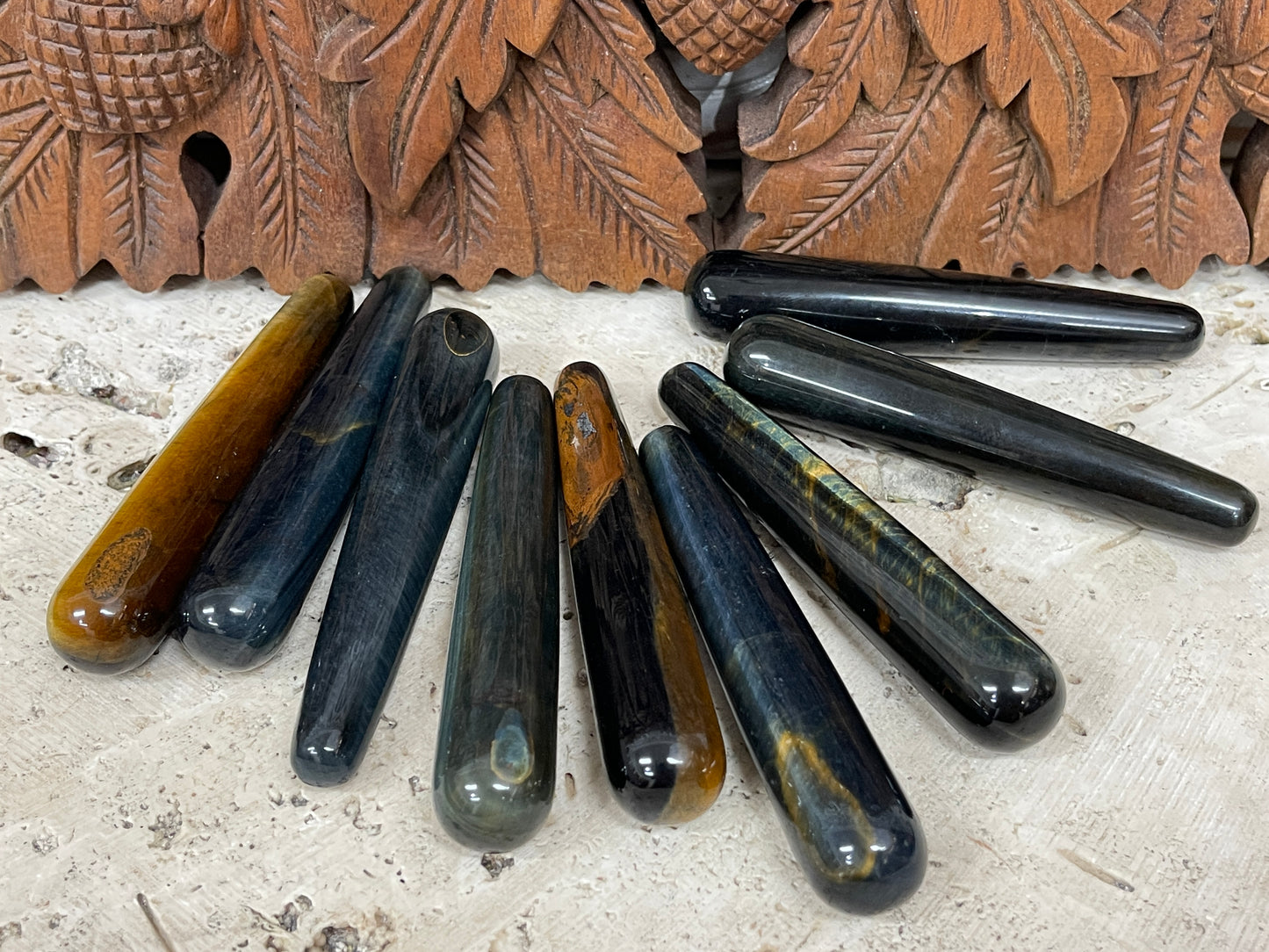 Multi Tigers Eye Wands